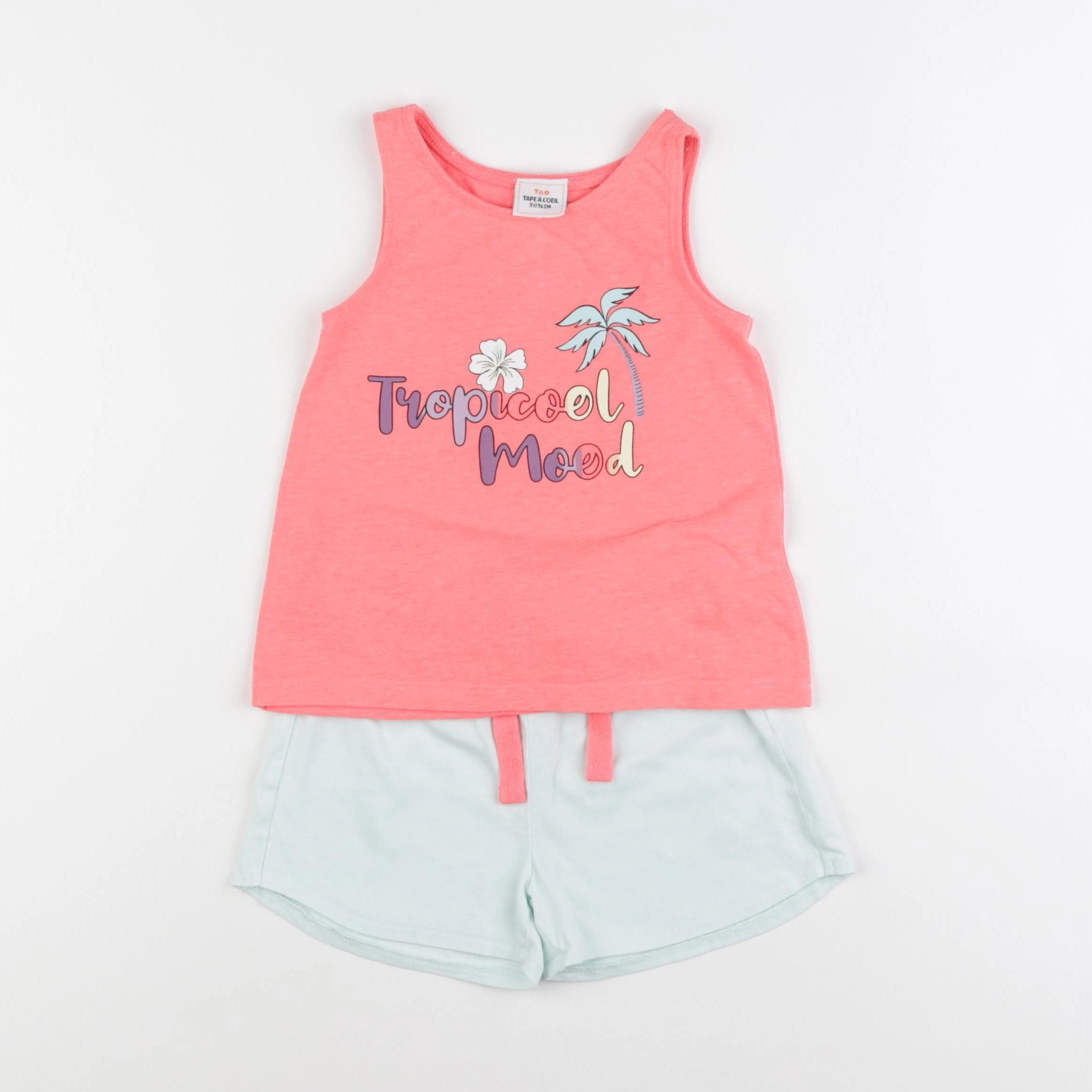 Tape à l'oeil - pyjama coton rose - 3 ans