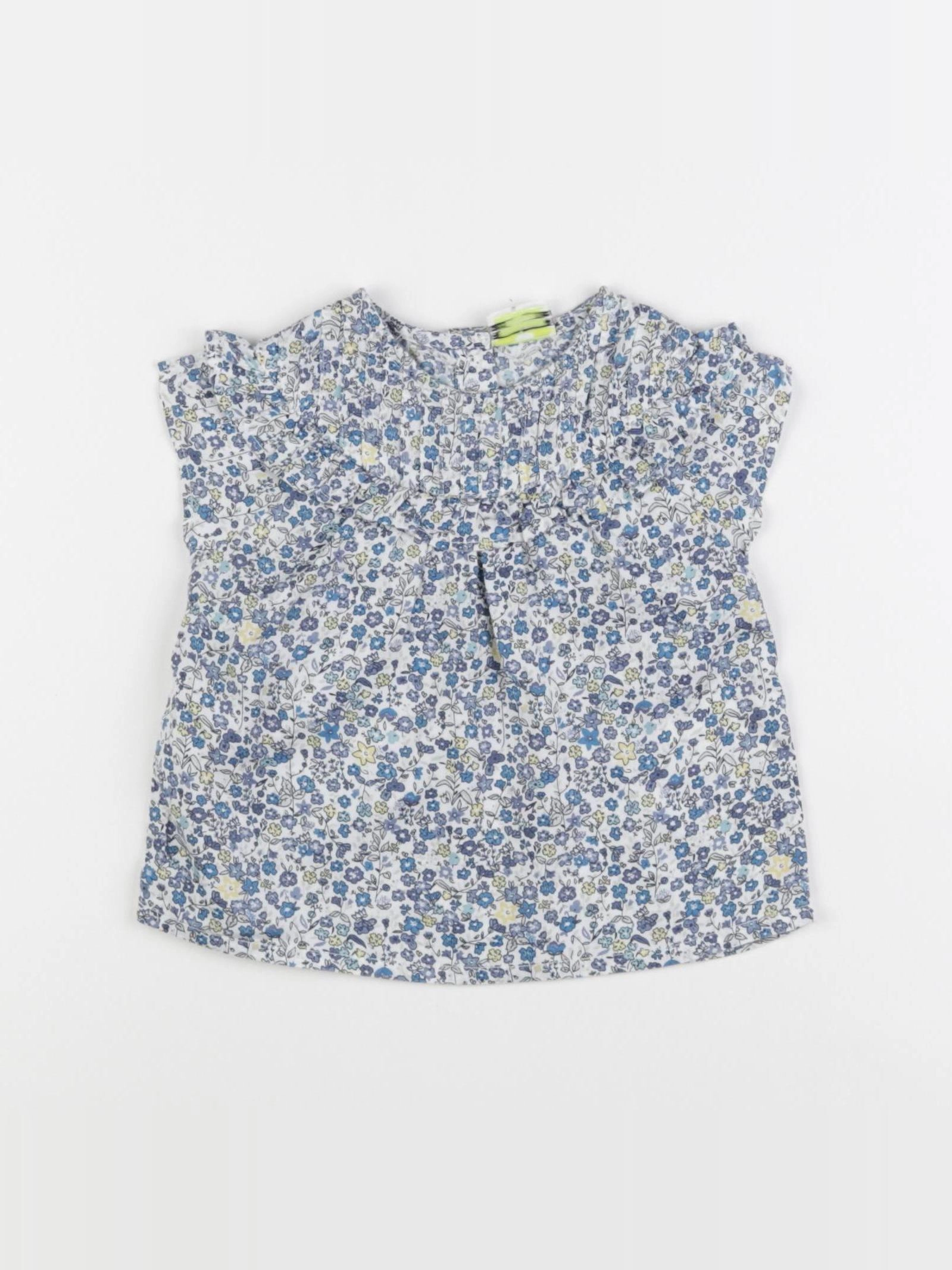 Tape à l'oeil - blouse bleu - 12 mois