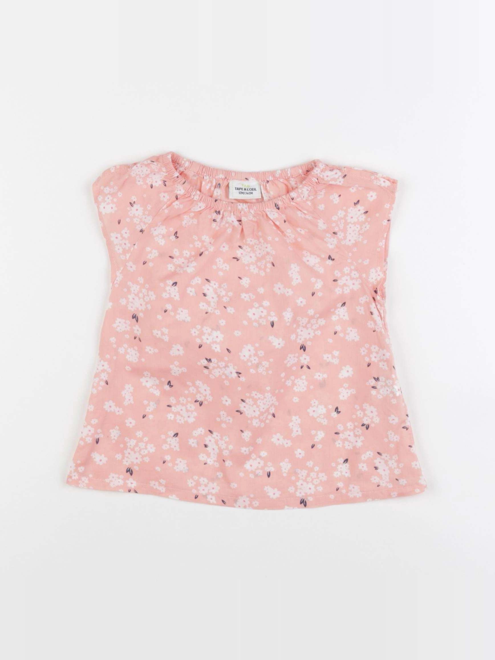 Tape à l'oeil - blouse rose - 12 mois