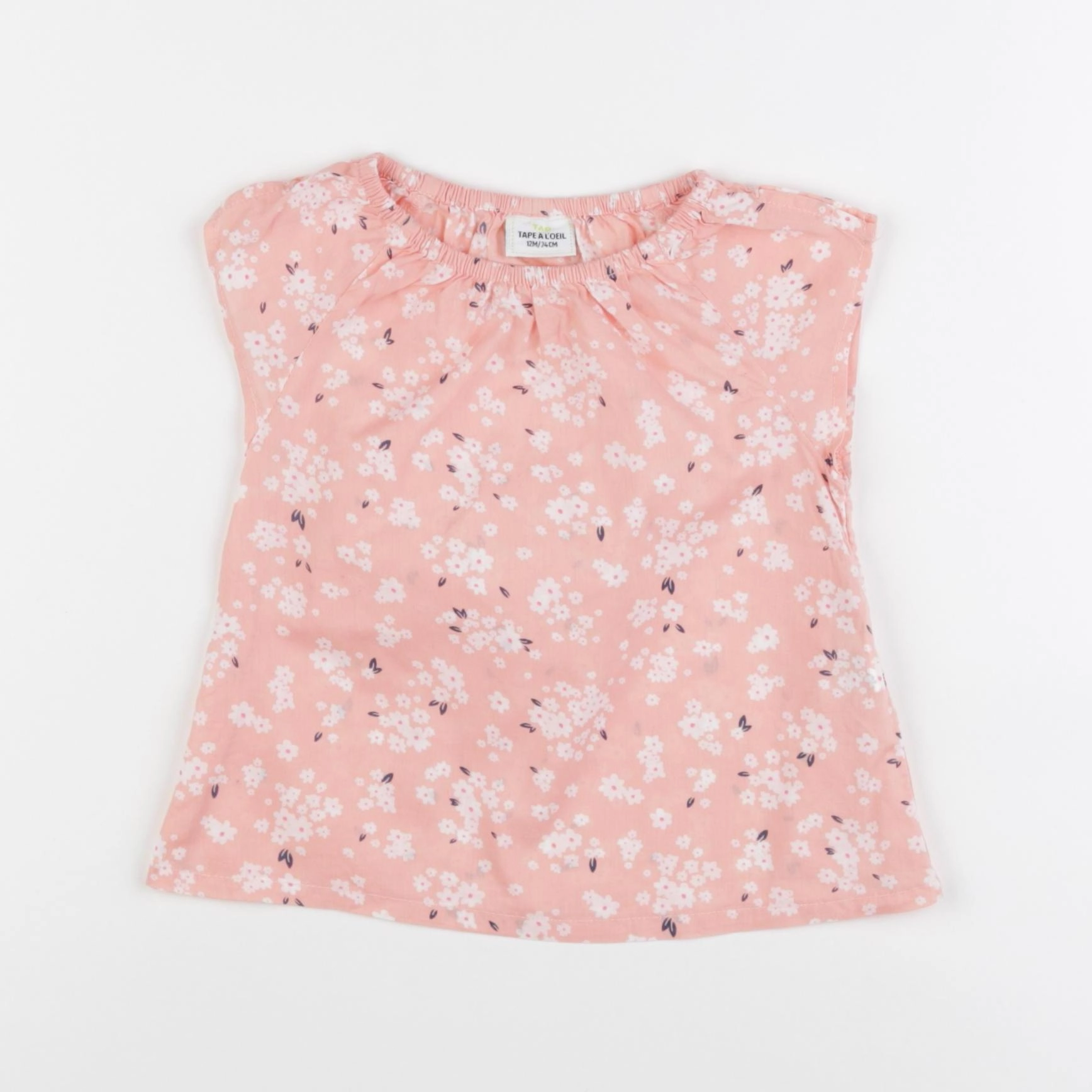 Tape à l'oeil - blouse rose - 12 mois