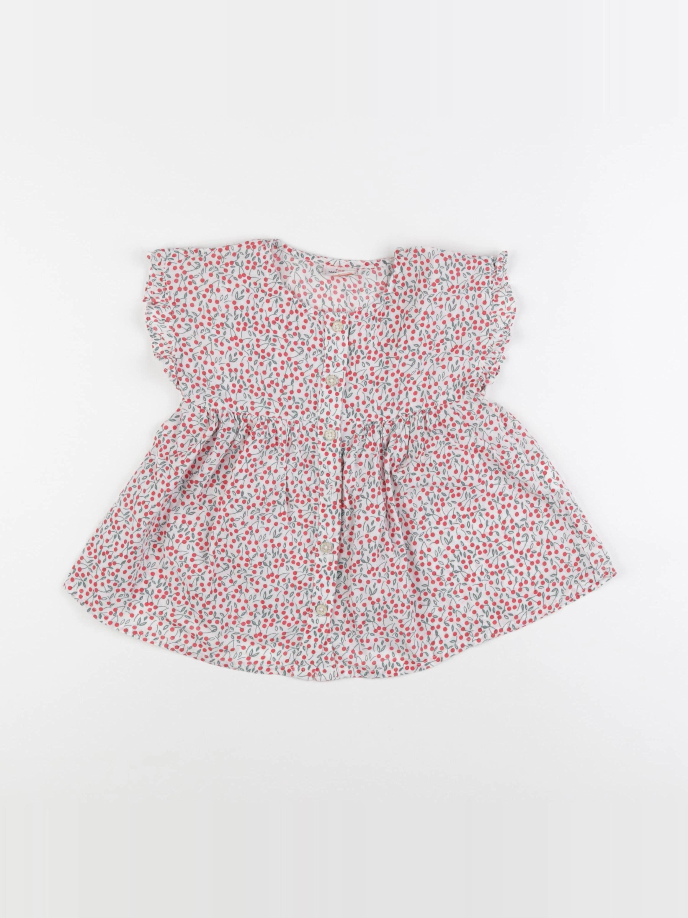 Tape à l'oeil - blouse rouge - 4 ans