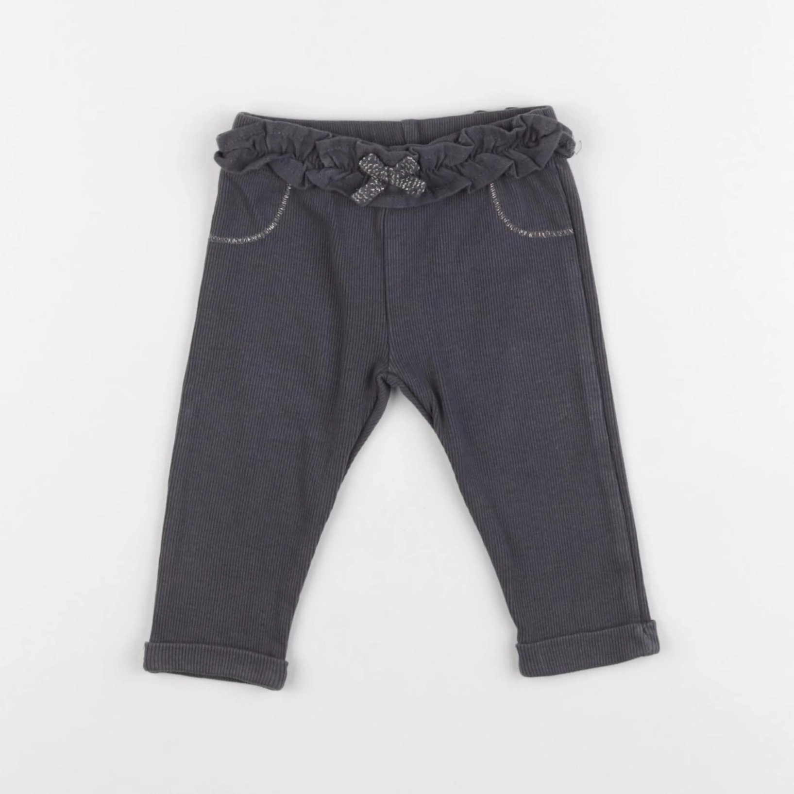 Tape à l'oeil - legging gris - 9 mois