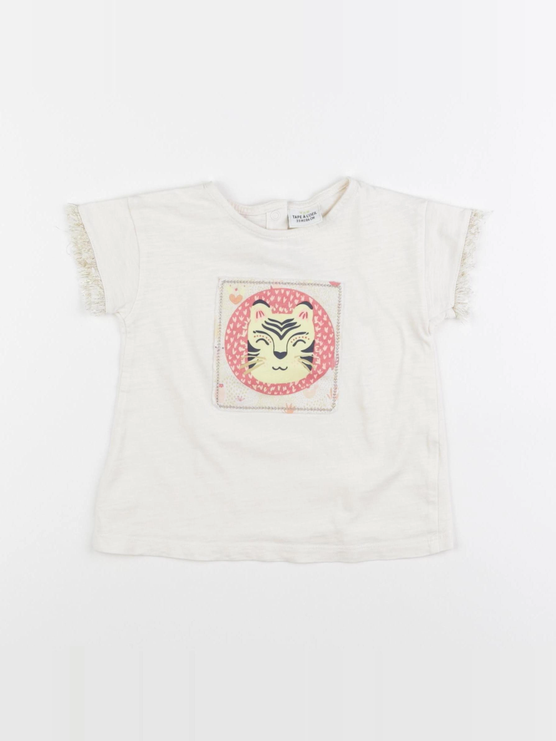 Tape à l'oeil - tee-shirt beige - 24 mois