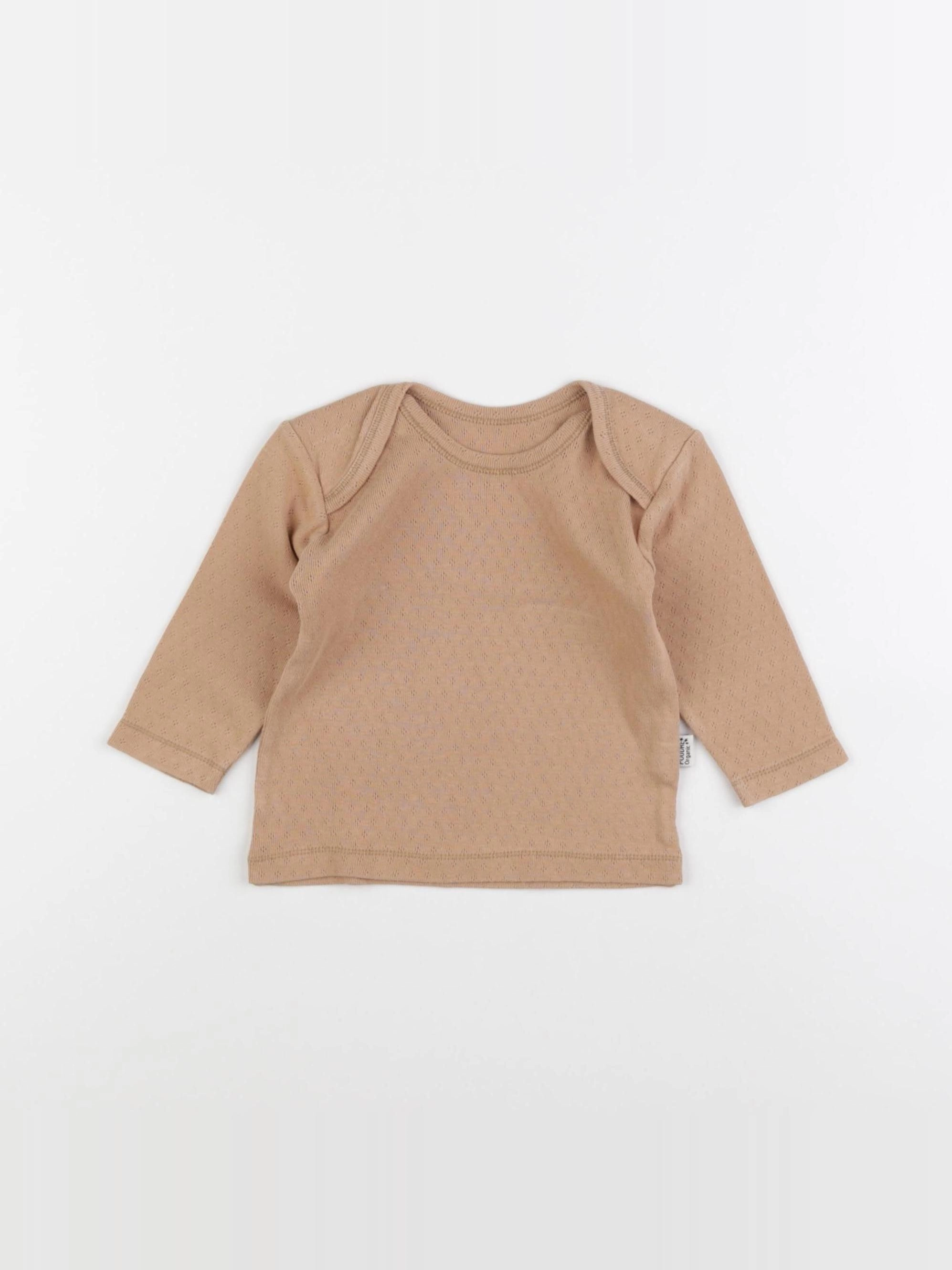 Poudre Organic - maillot de corps marron - 9/12 mois