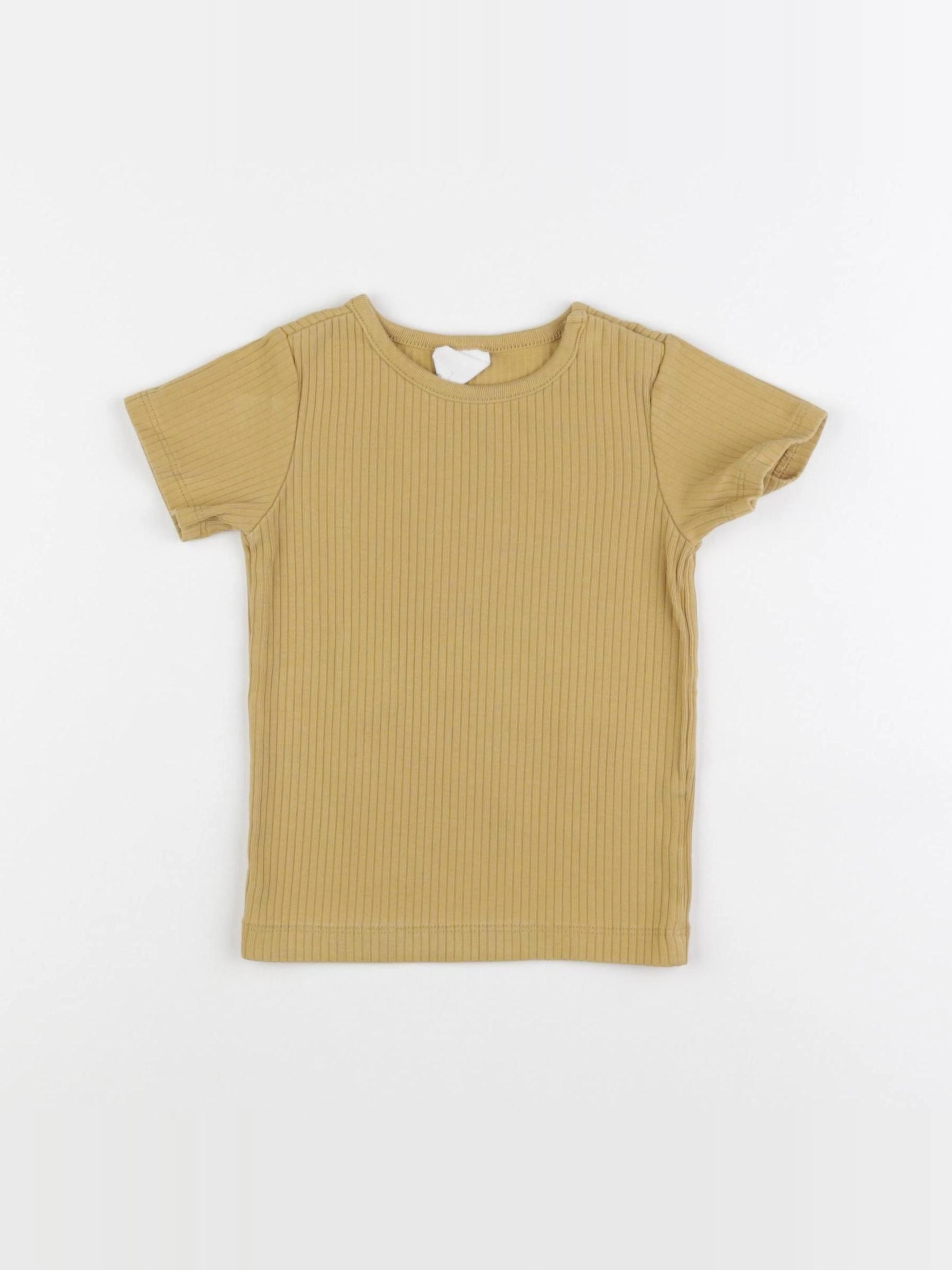H&M - tee-shirt jaune - 12/18 mois