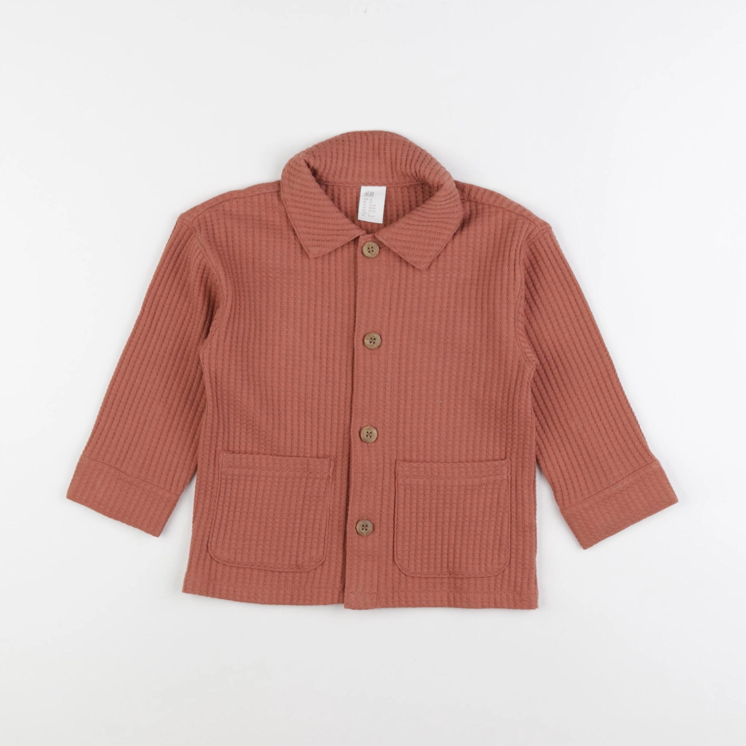 H&M - veste marron - 18/24 mois