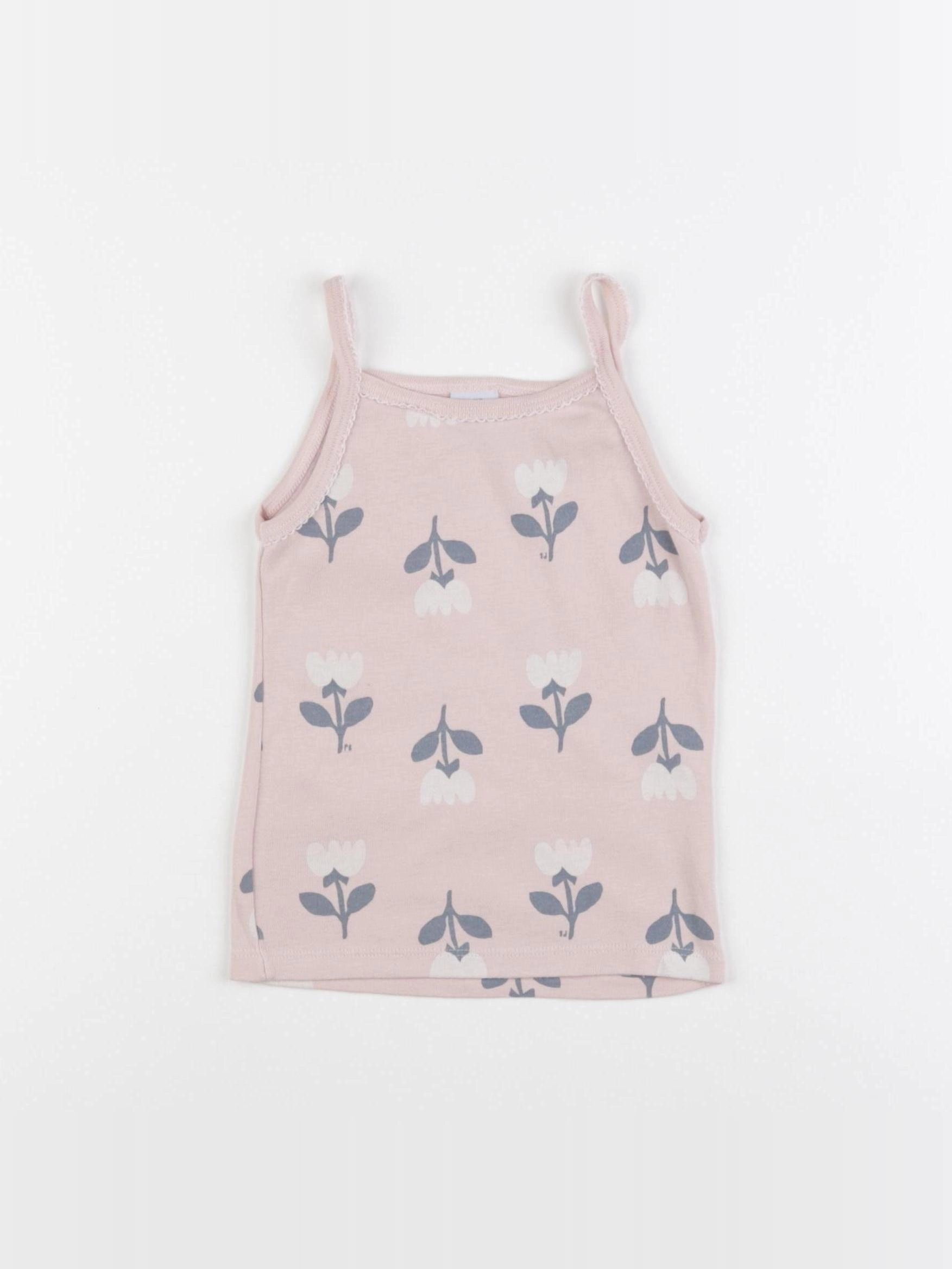 Petit Bateau - maillot de corps rose - 3 ans
