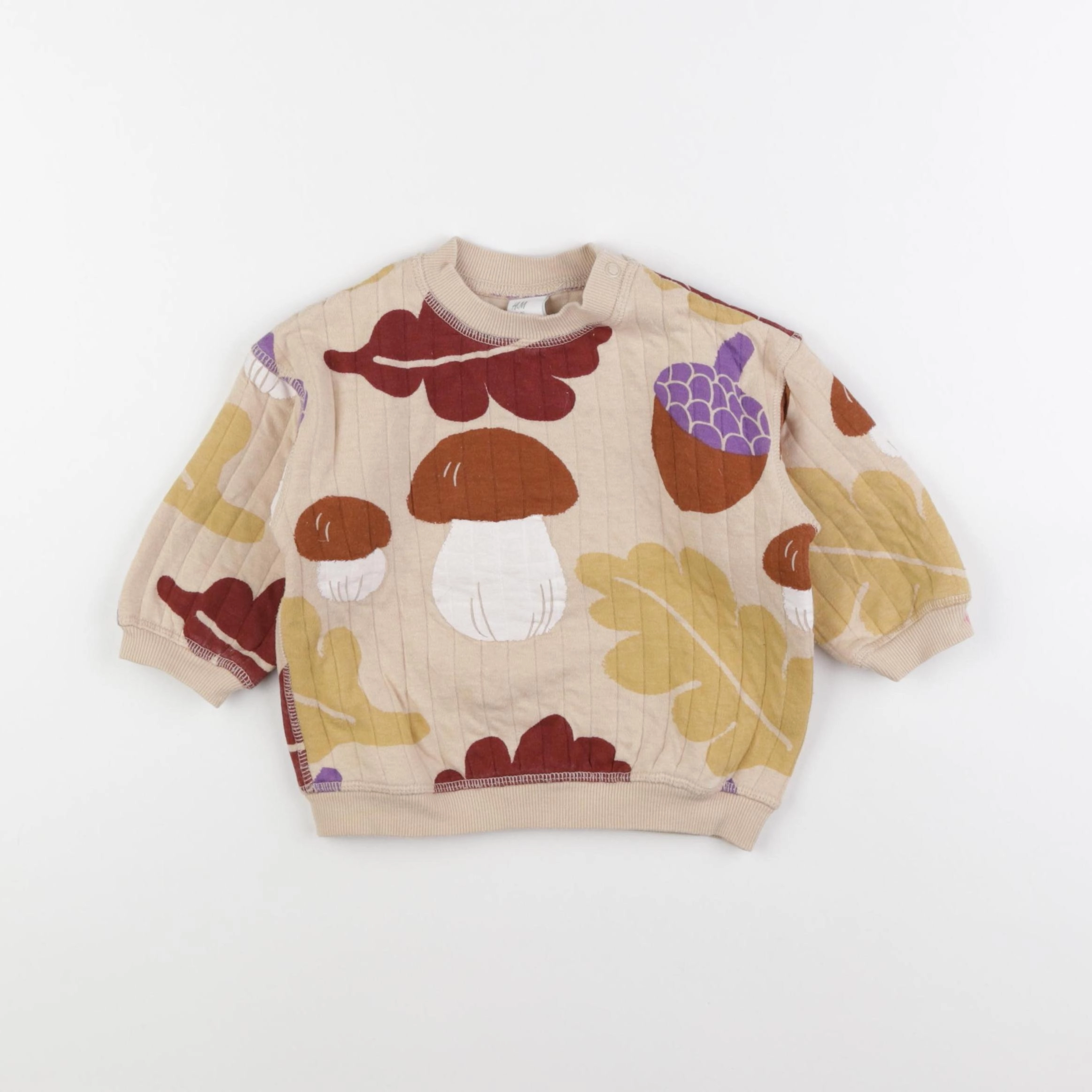 H&M - sweat multicolore - 9/12 mois