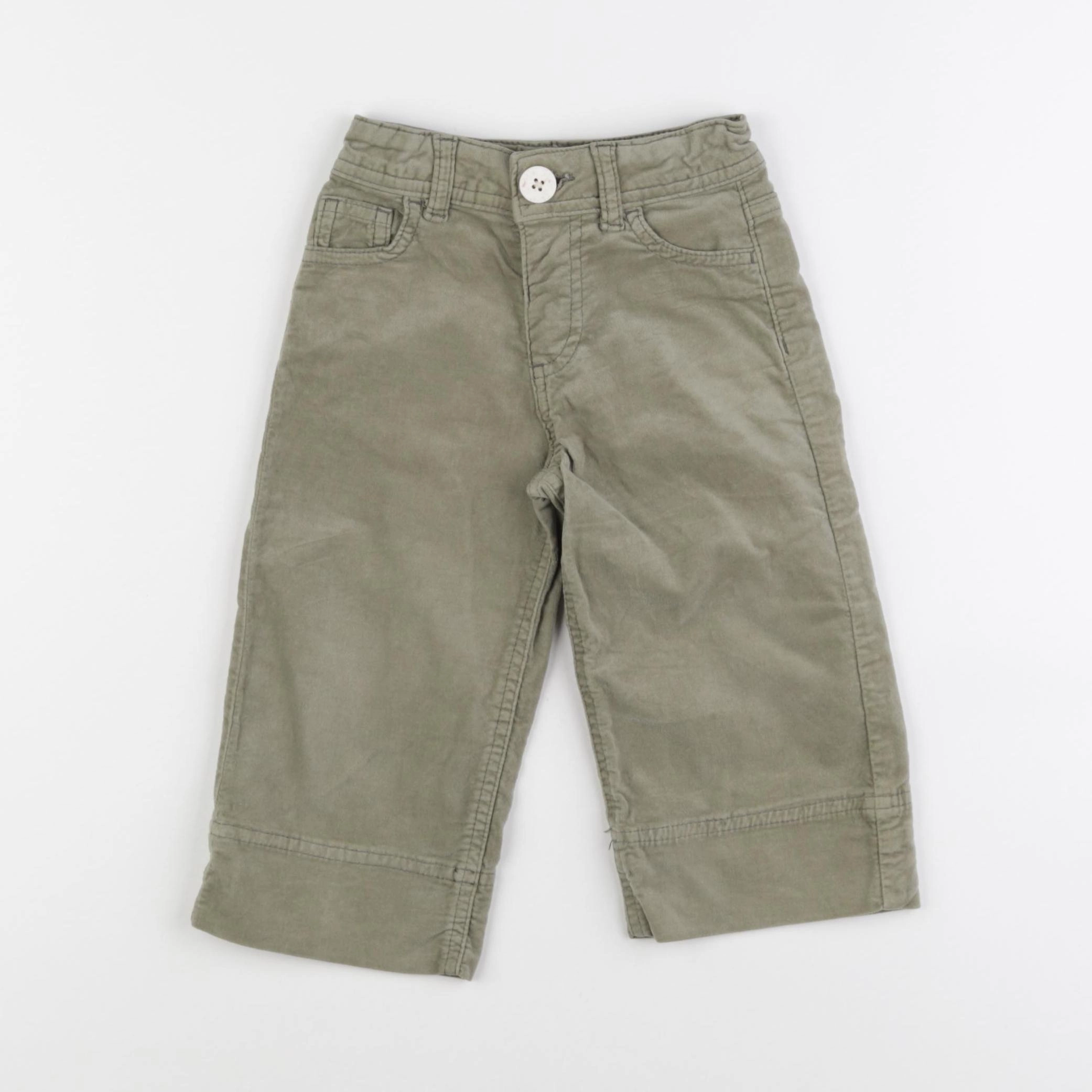Zara - pantalon vert - 12/18 mois