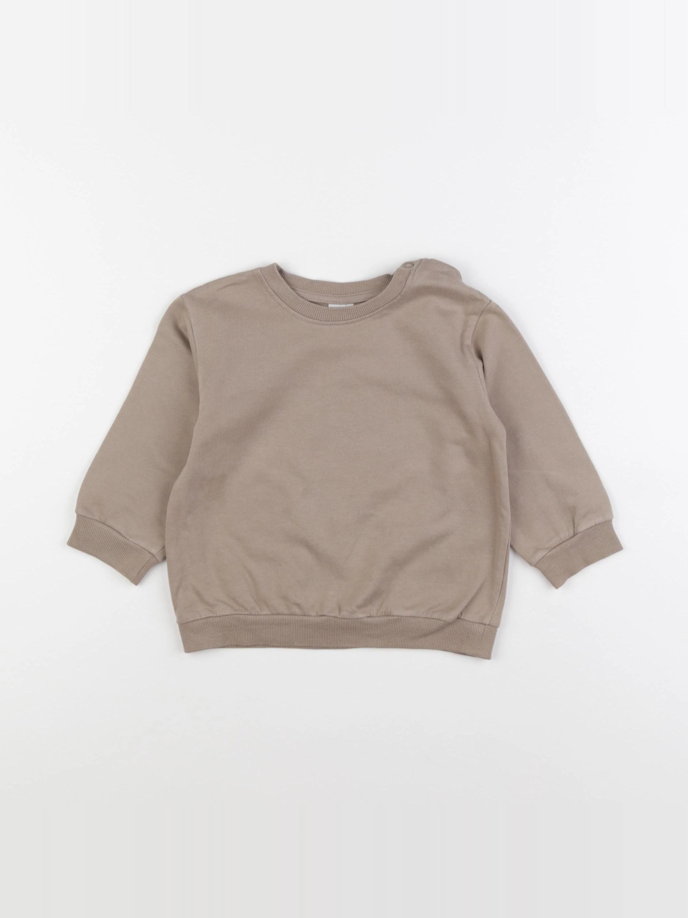 H&M - sweat marron - 9 mois