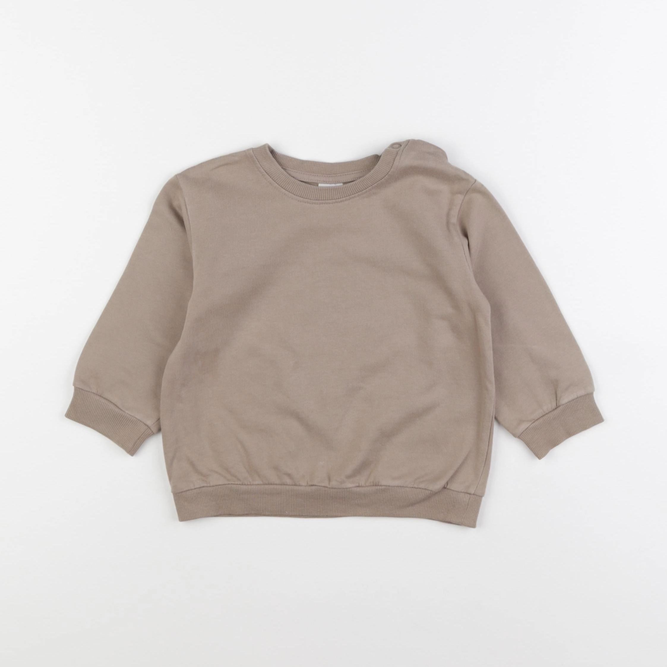 H&M - sweat marron - 9 mois