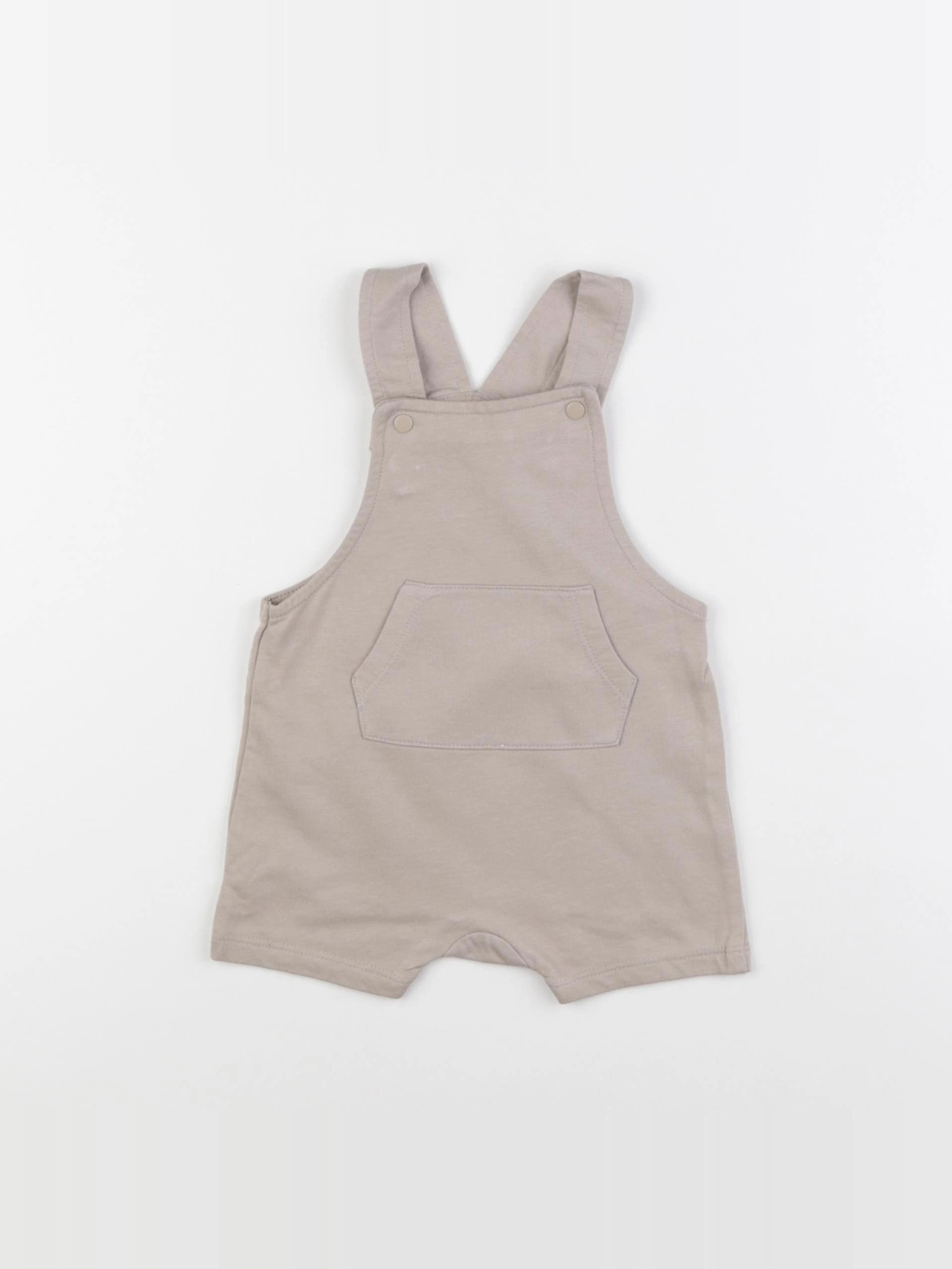 H&M - salopette beige - 3/6 mois