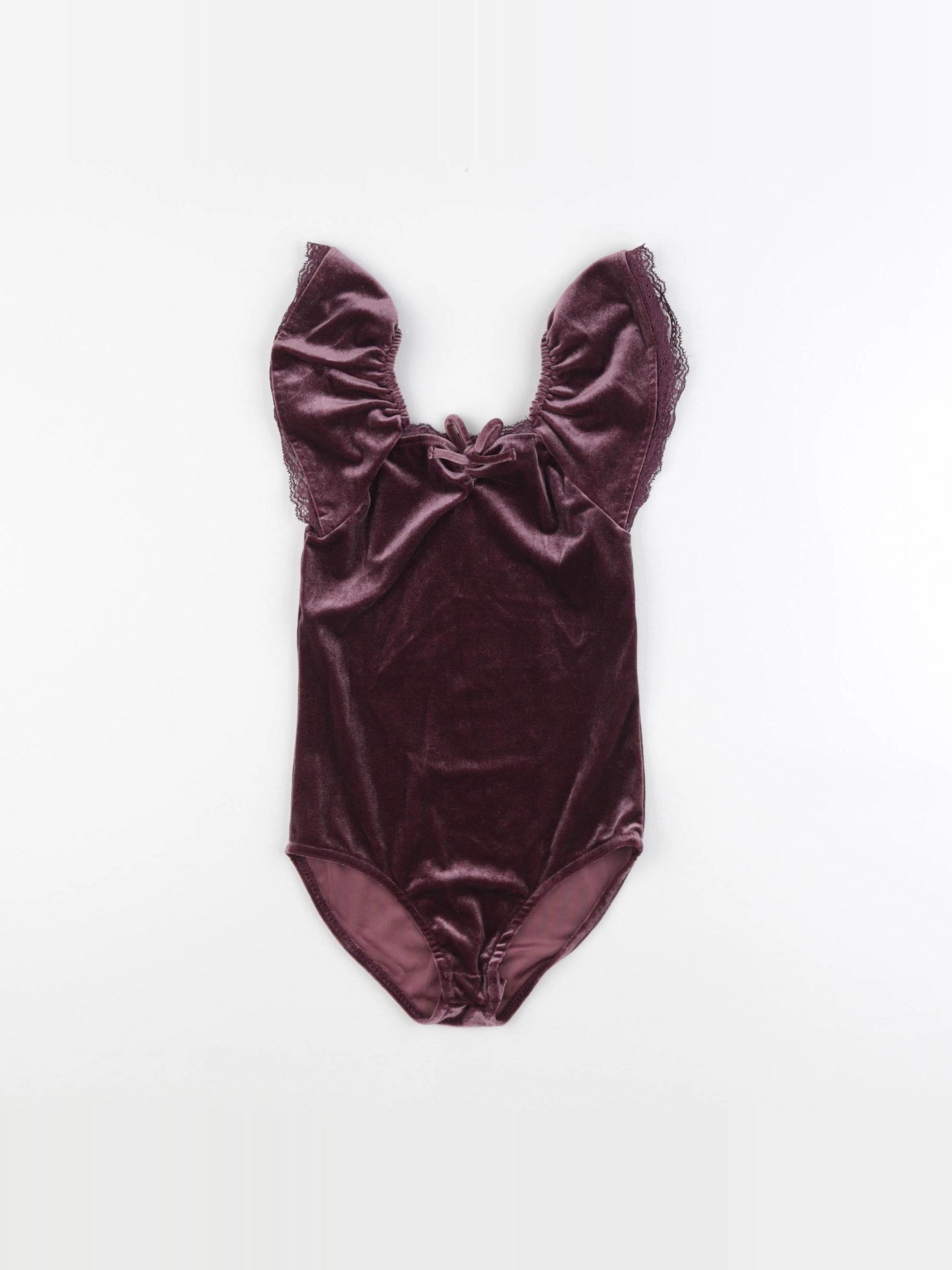 Zara - body tee-shirt violet - 7 ans