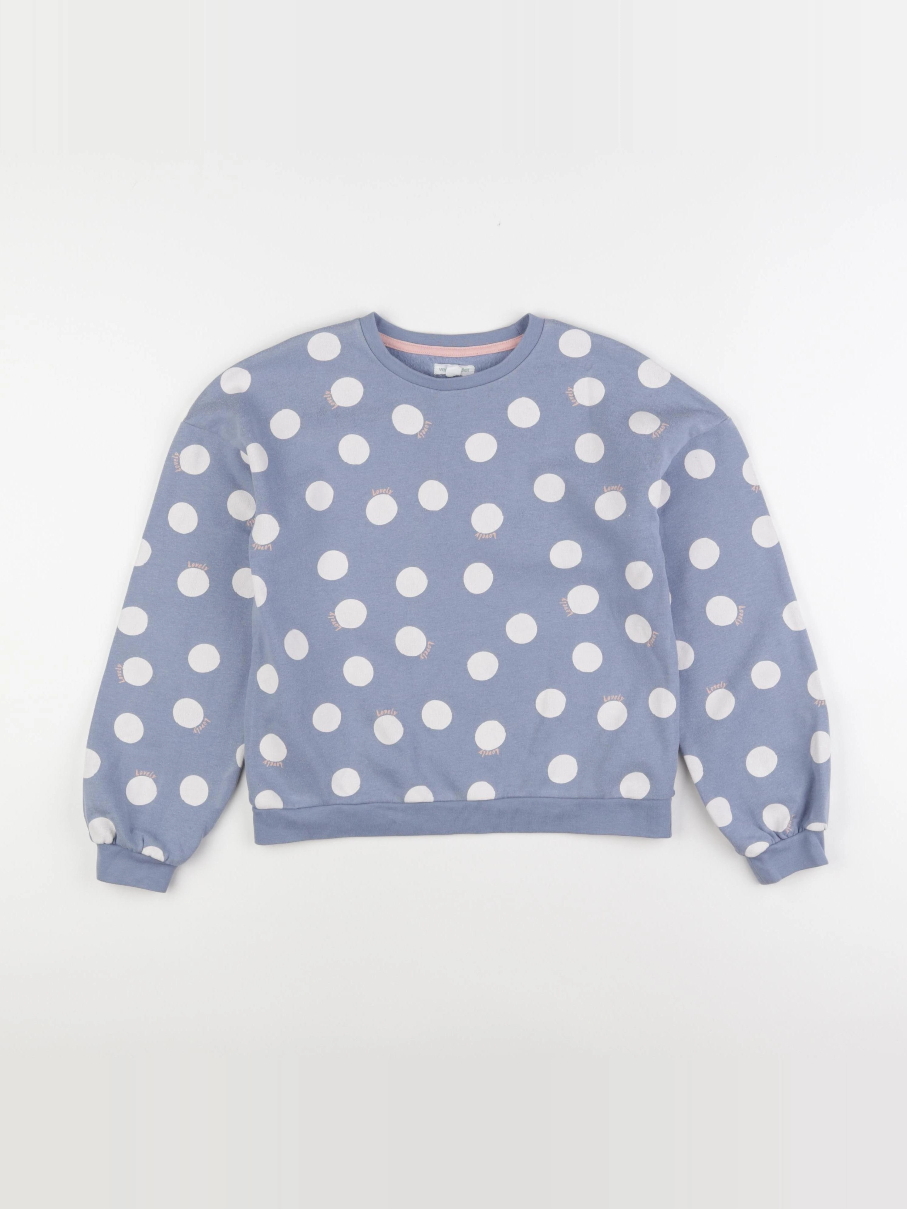 Vertbaudet - sweat bleu - 10 ans