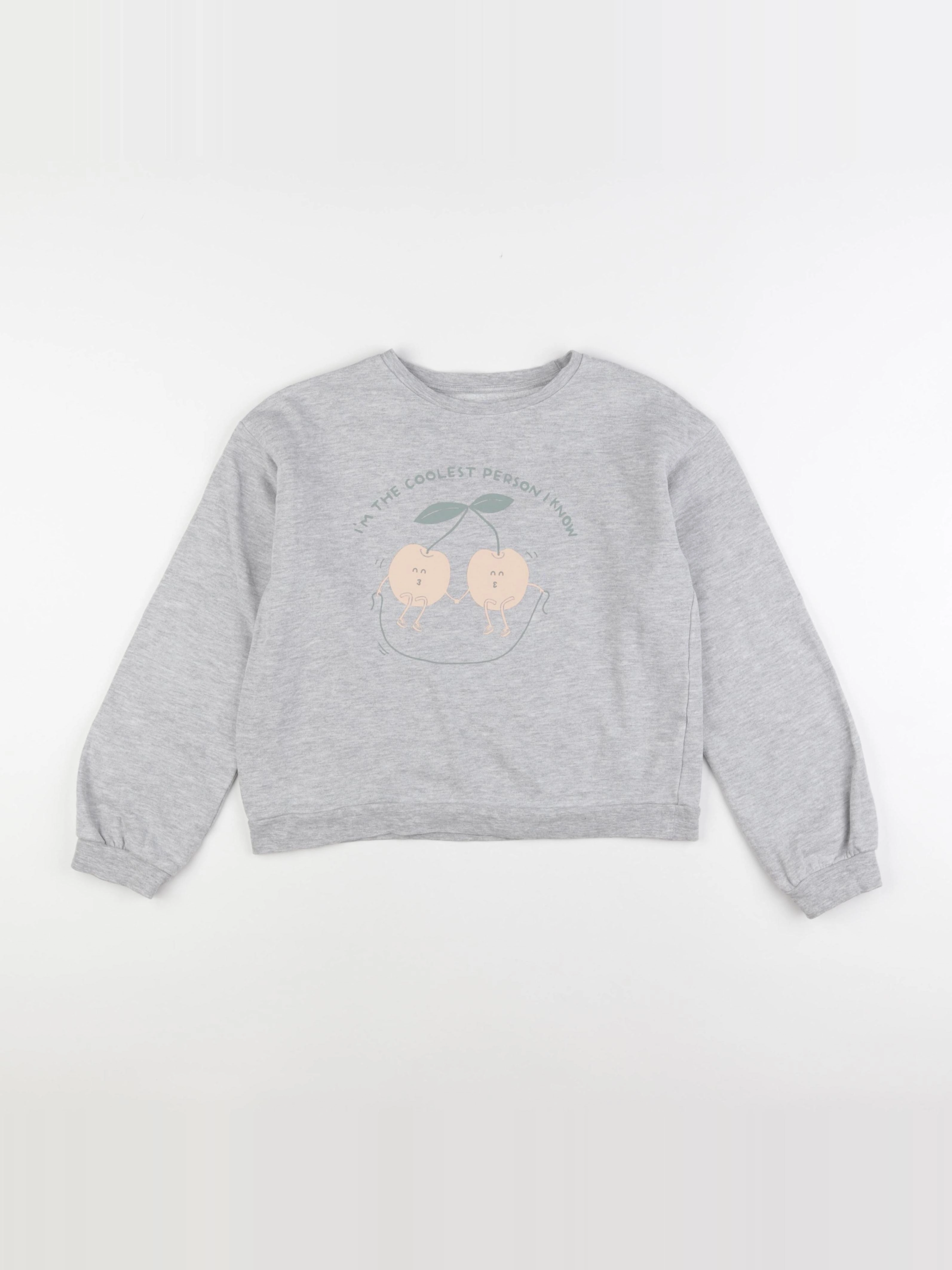 Vertbaudet - sweat multicolore - 10 ans