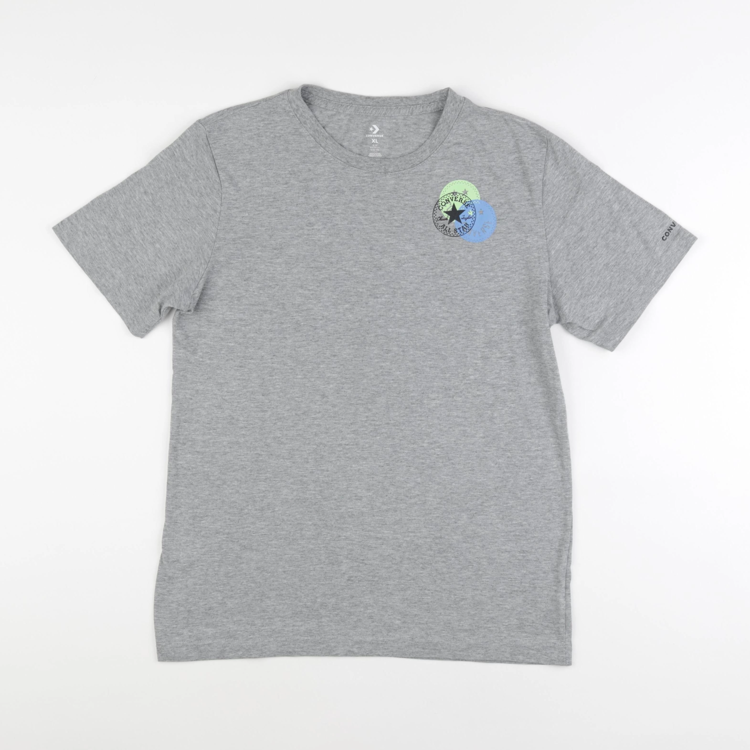 Converse - tee-shirt imprimé au dos gris - 13/14 ans