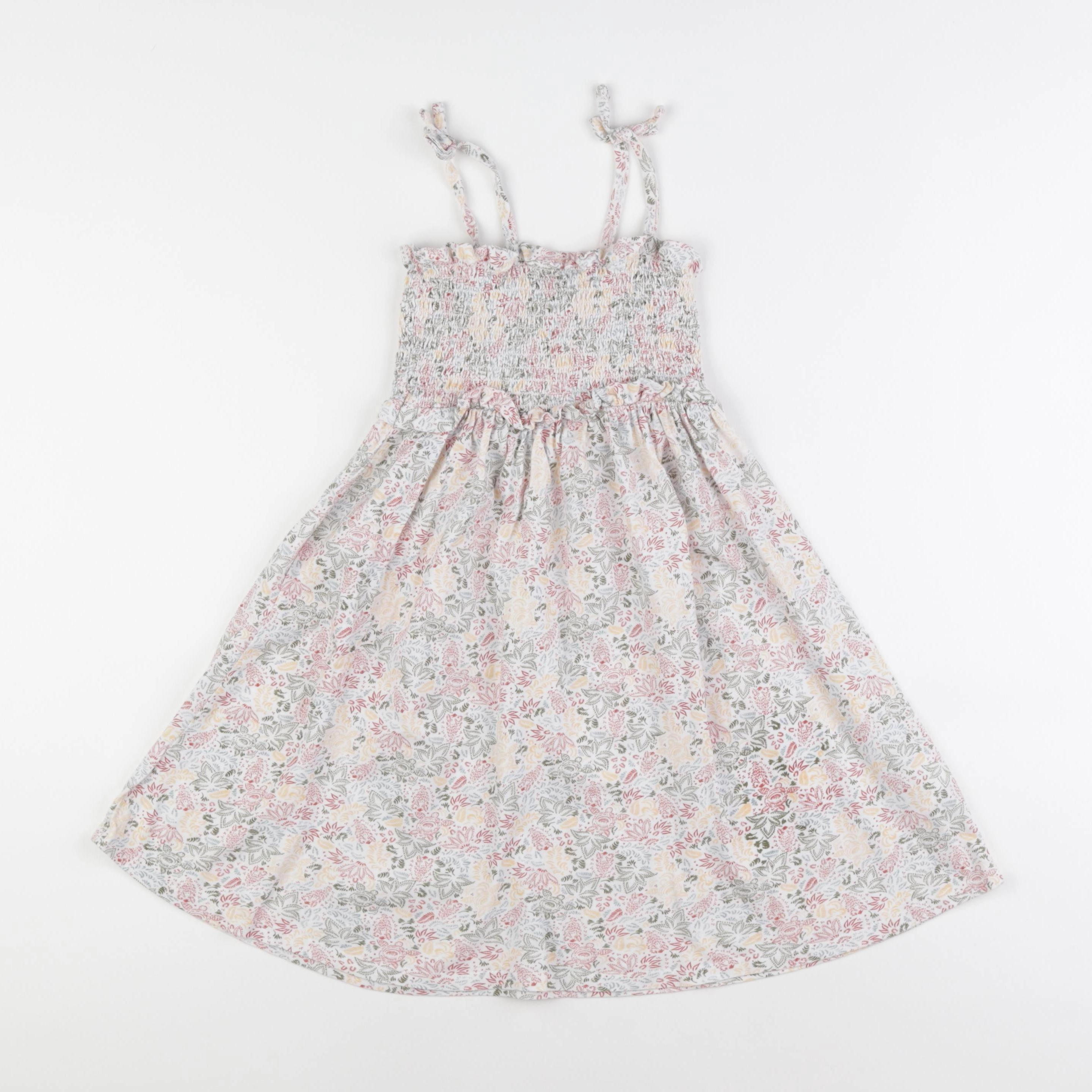 Vertbaudet - robe multicolore - 8 ans