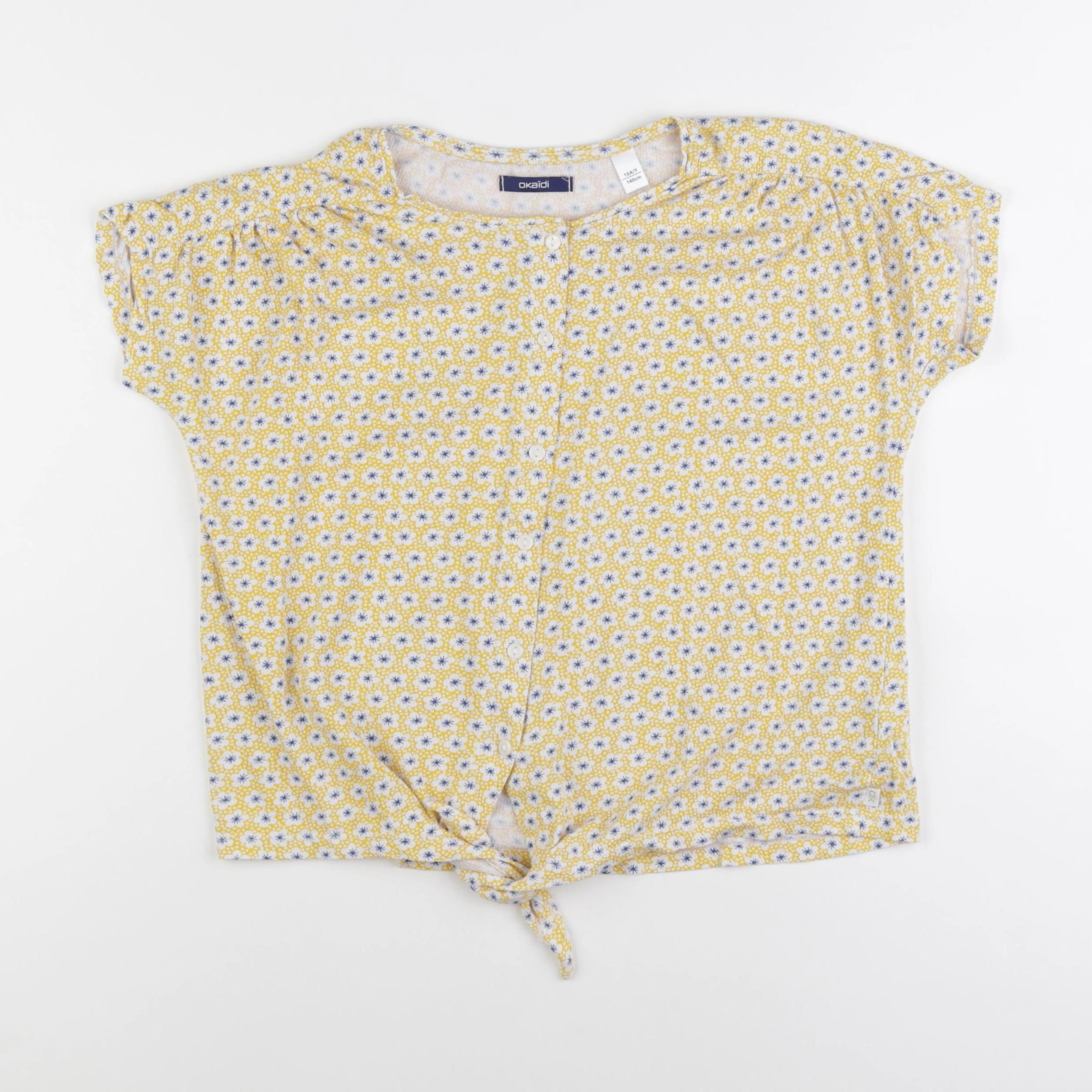 Okaidi - tee-shirt jaune - 10 ans