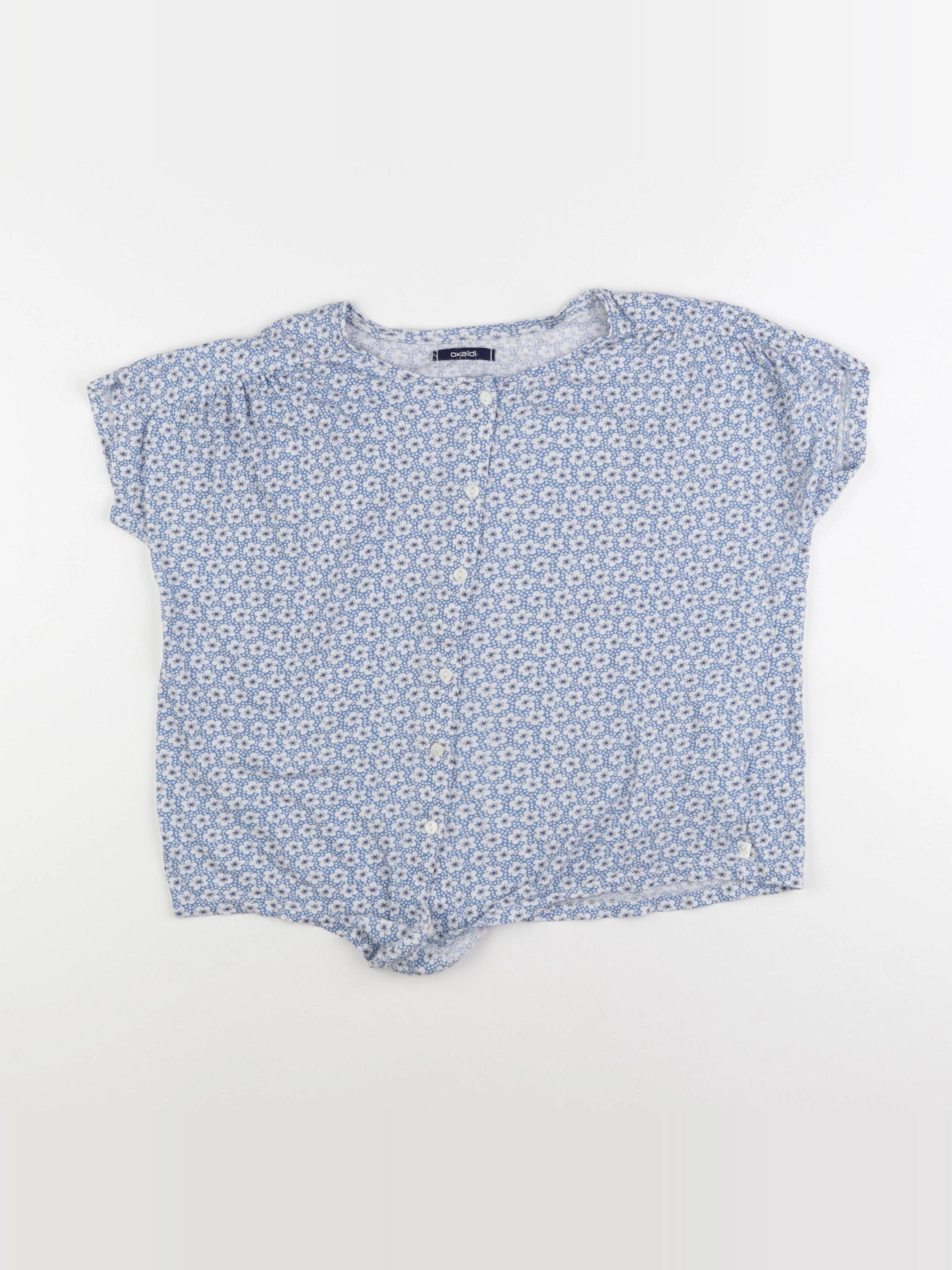 Okaidi - tee-shirt bleu - 10 ans