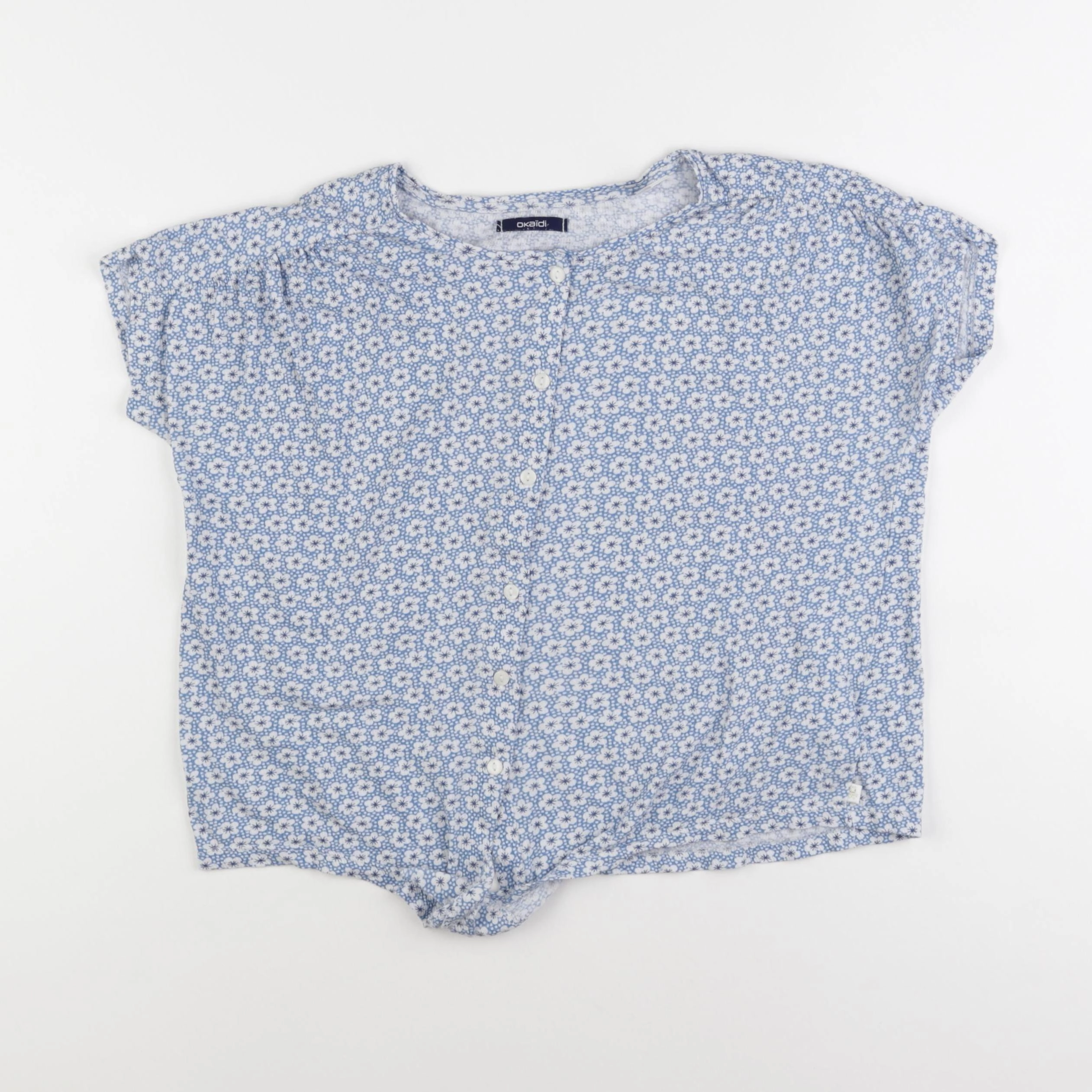 Okaidi - tee-shirt bleu - 10 ans