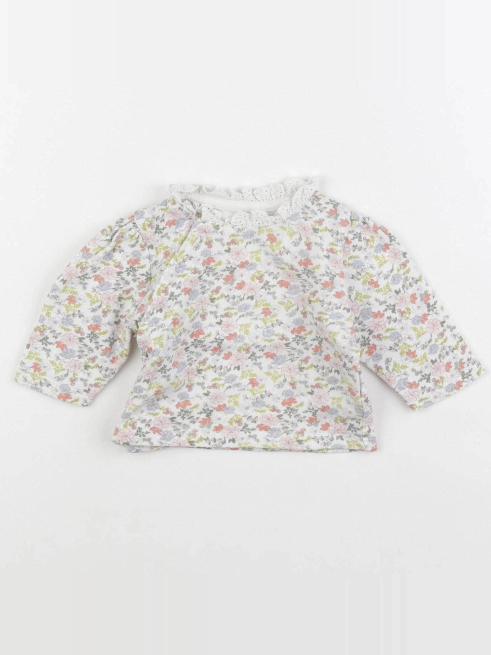 Vertbaudet - sweat multicolore - 1 mois