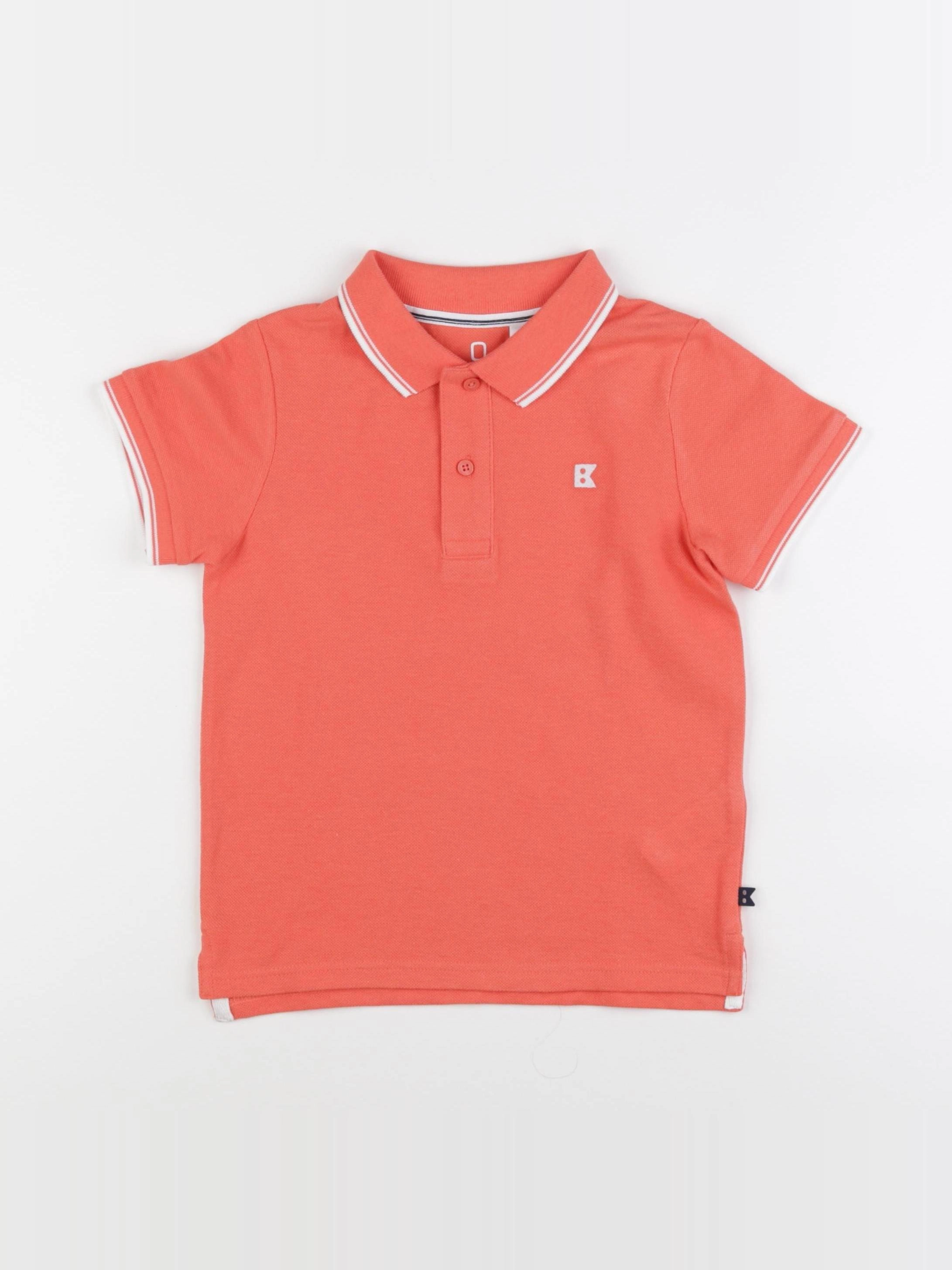 Okaidi - polo orange - 6 ans