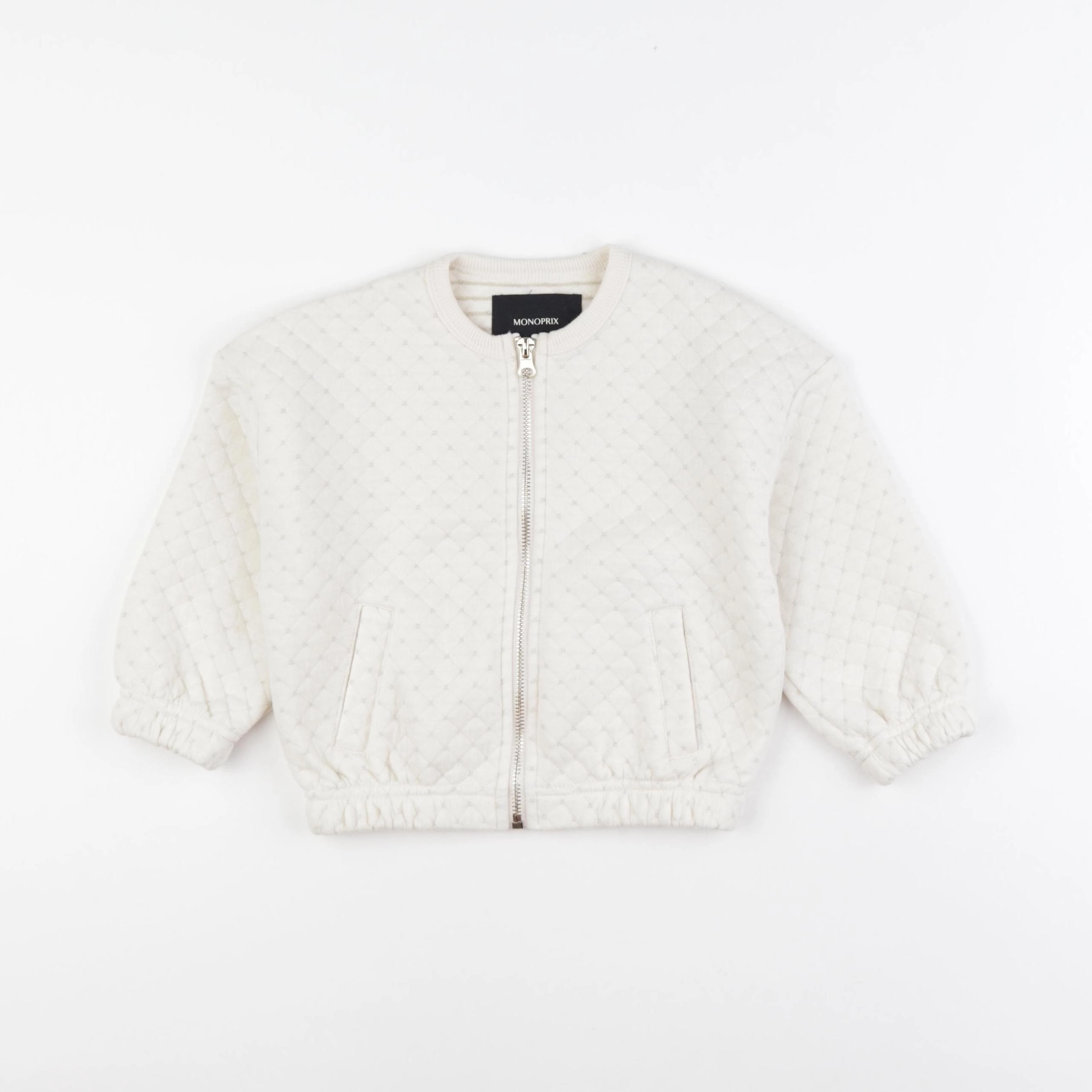 Monoprix - sweat beige - 3 ans