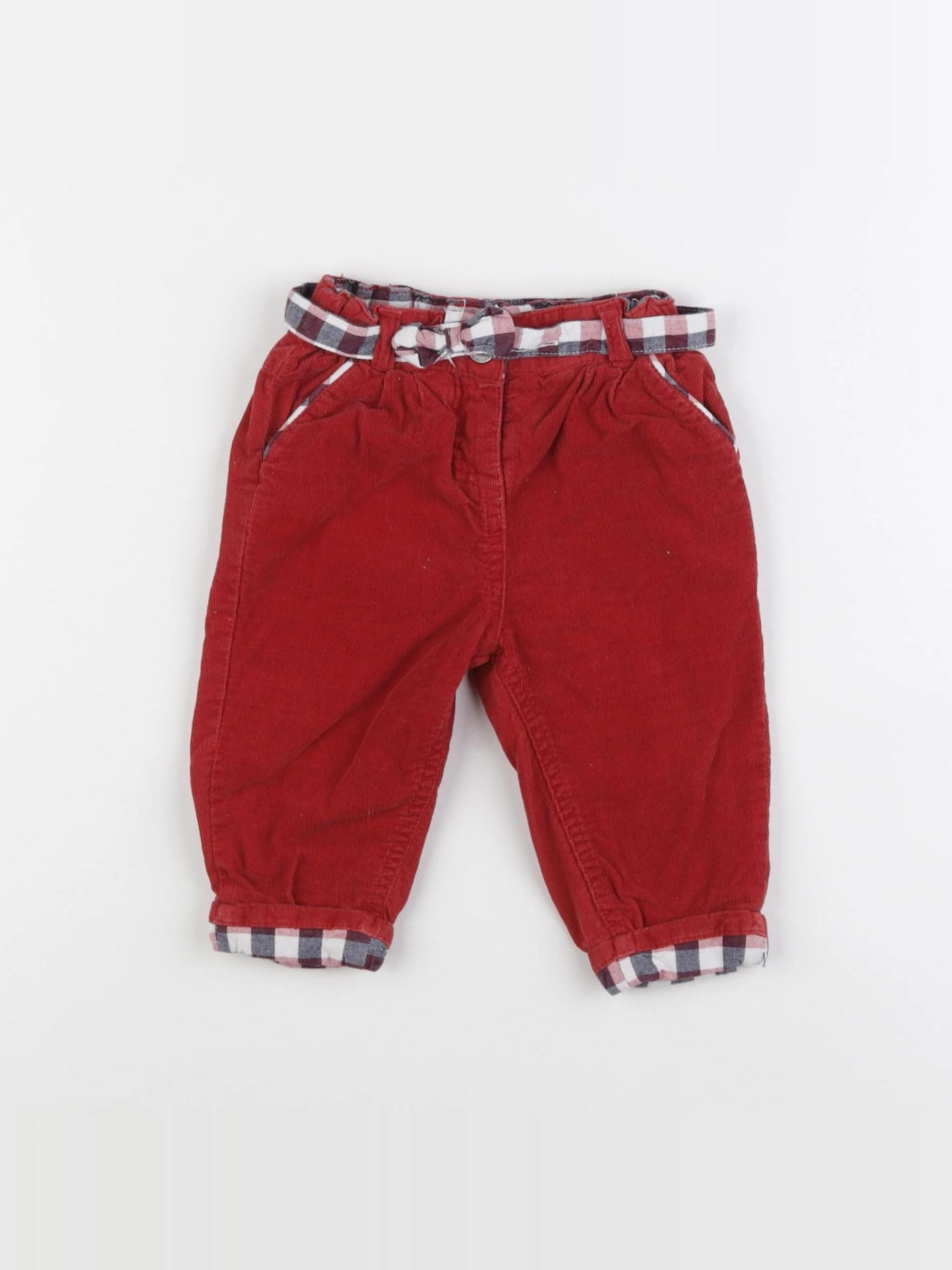Cadet Rousselle - pantalon rouge - 12 mois