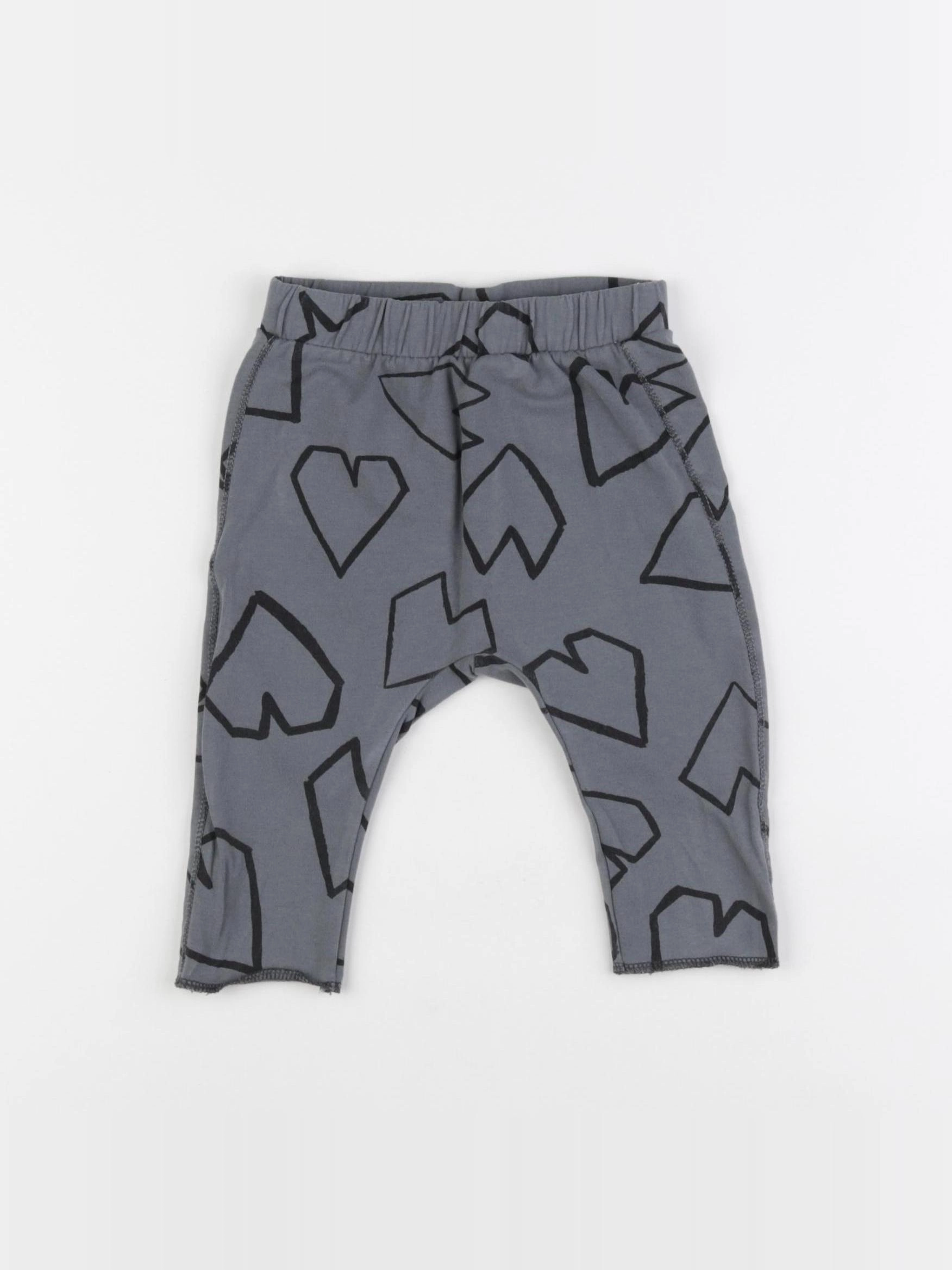 Zara - legging gris - 9/12 mois