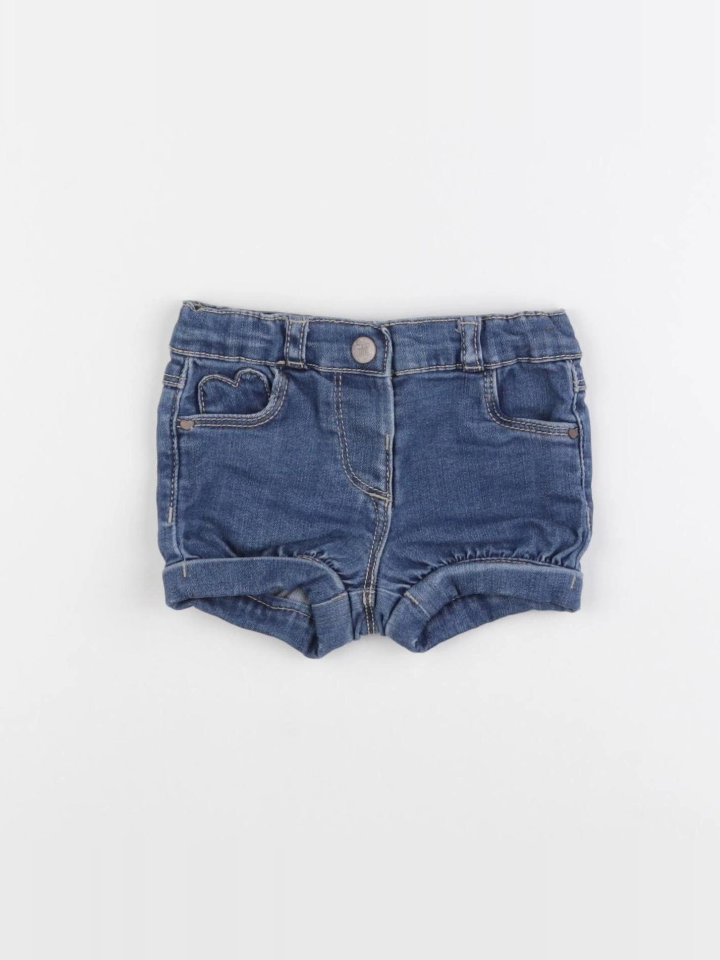 Tape à l'oeil - short bleu - 6 mois