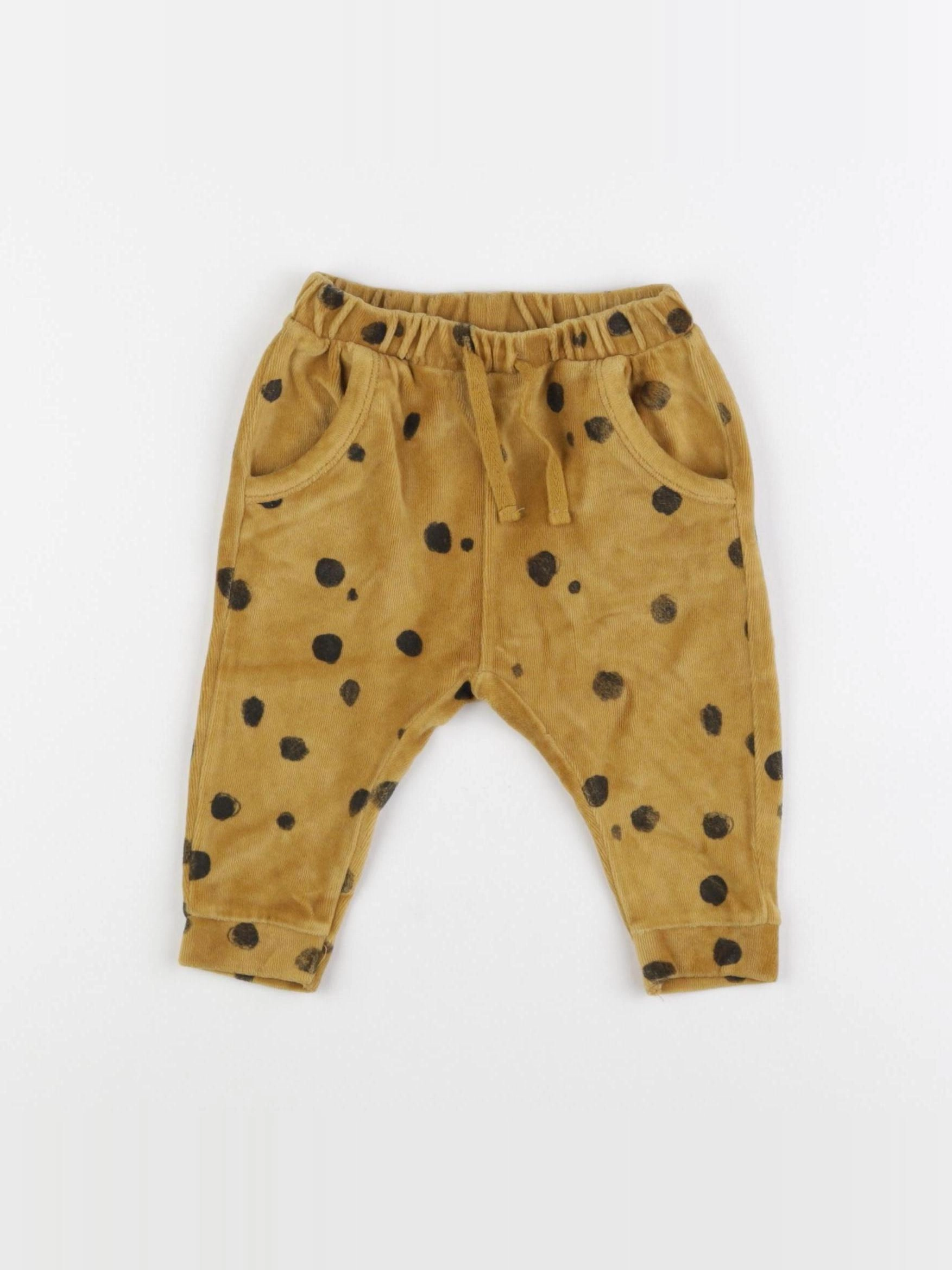 Zara - pantalon jaune - 6/9 mois