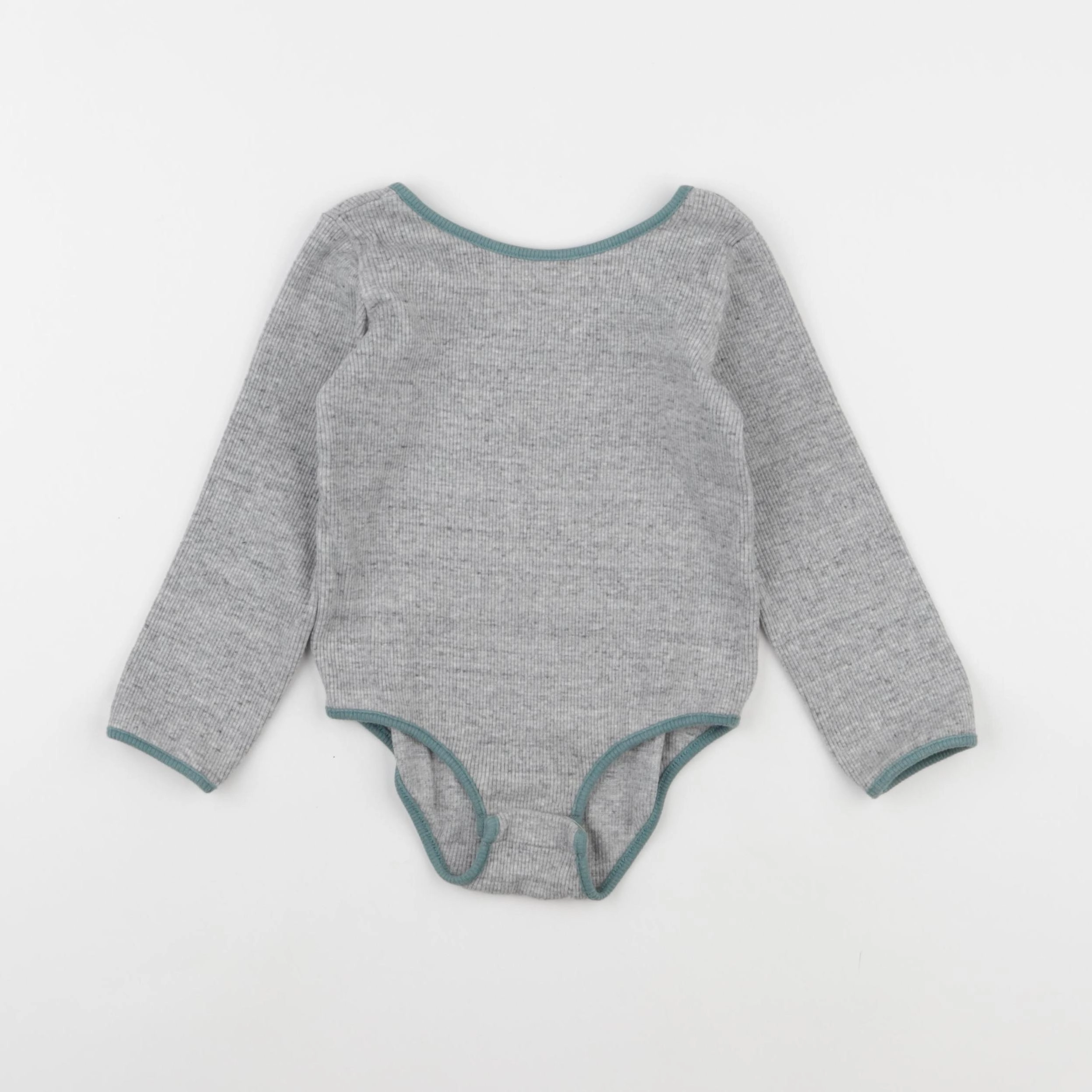 Zara - body gris - 18/24 mois
