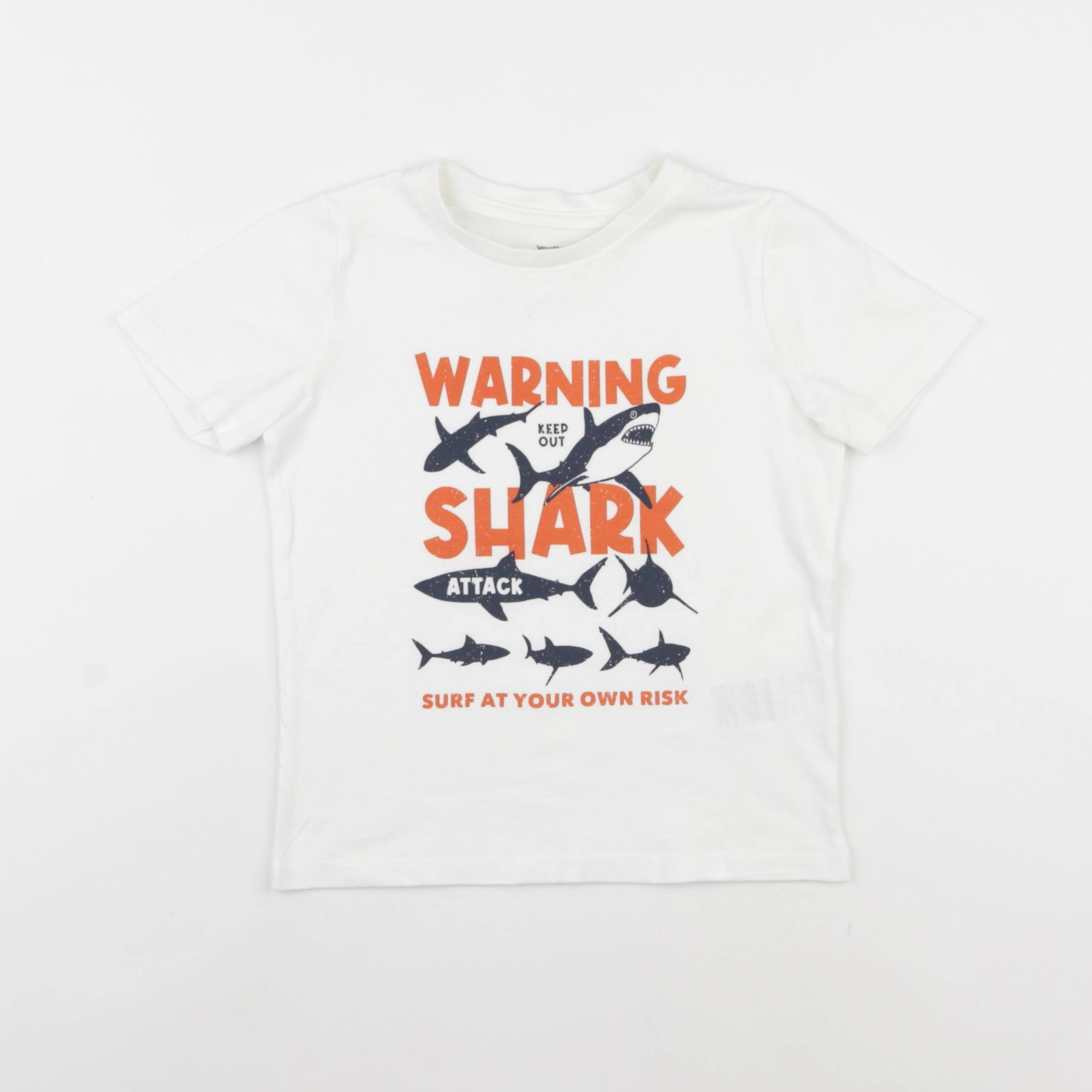 Vertbaudet - tee-shirt blanc - 4 ans