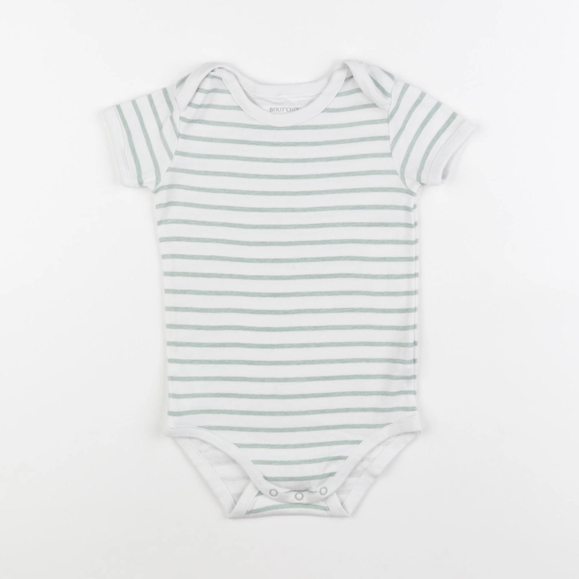 Boutchou - body blanc, vert - 36 mois