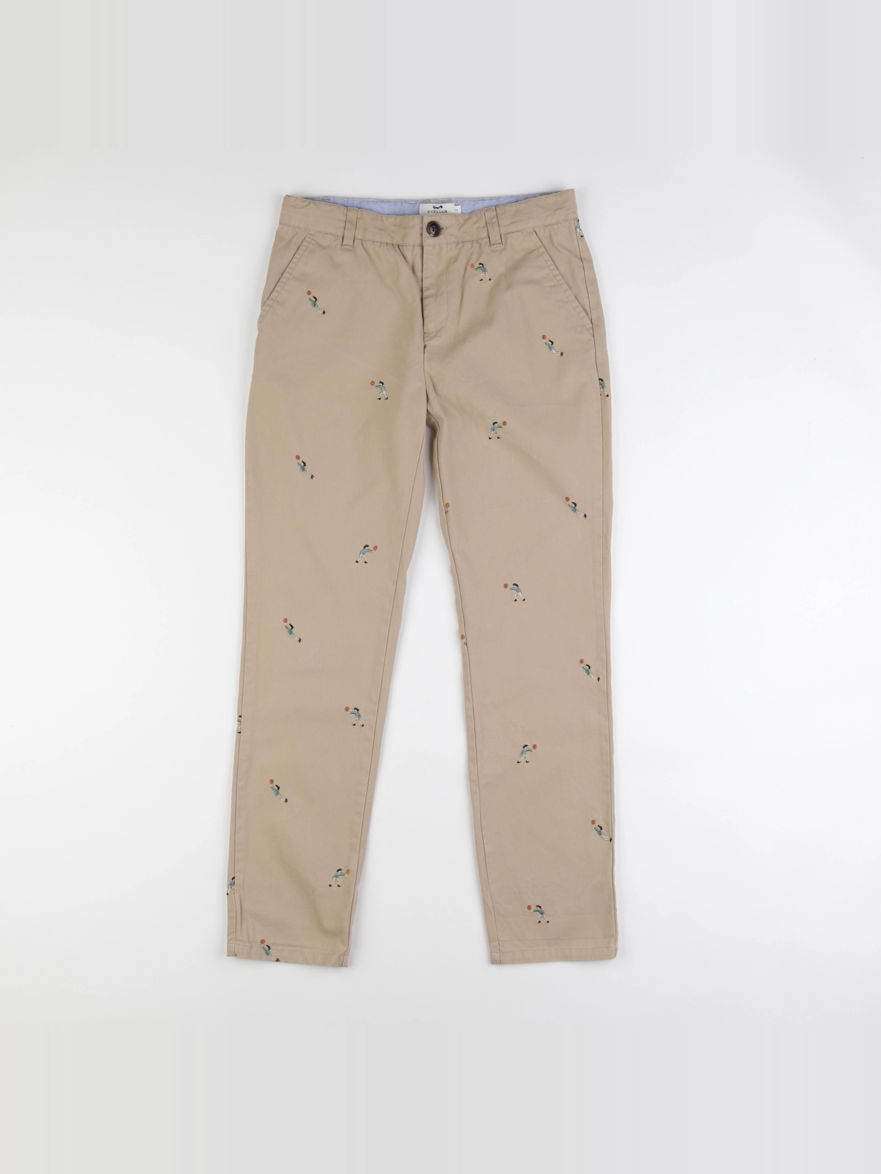 Cyrillus - pantalon beige - 12 ans