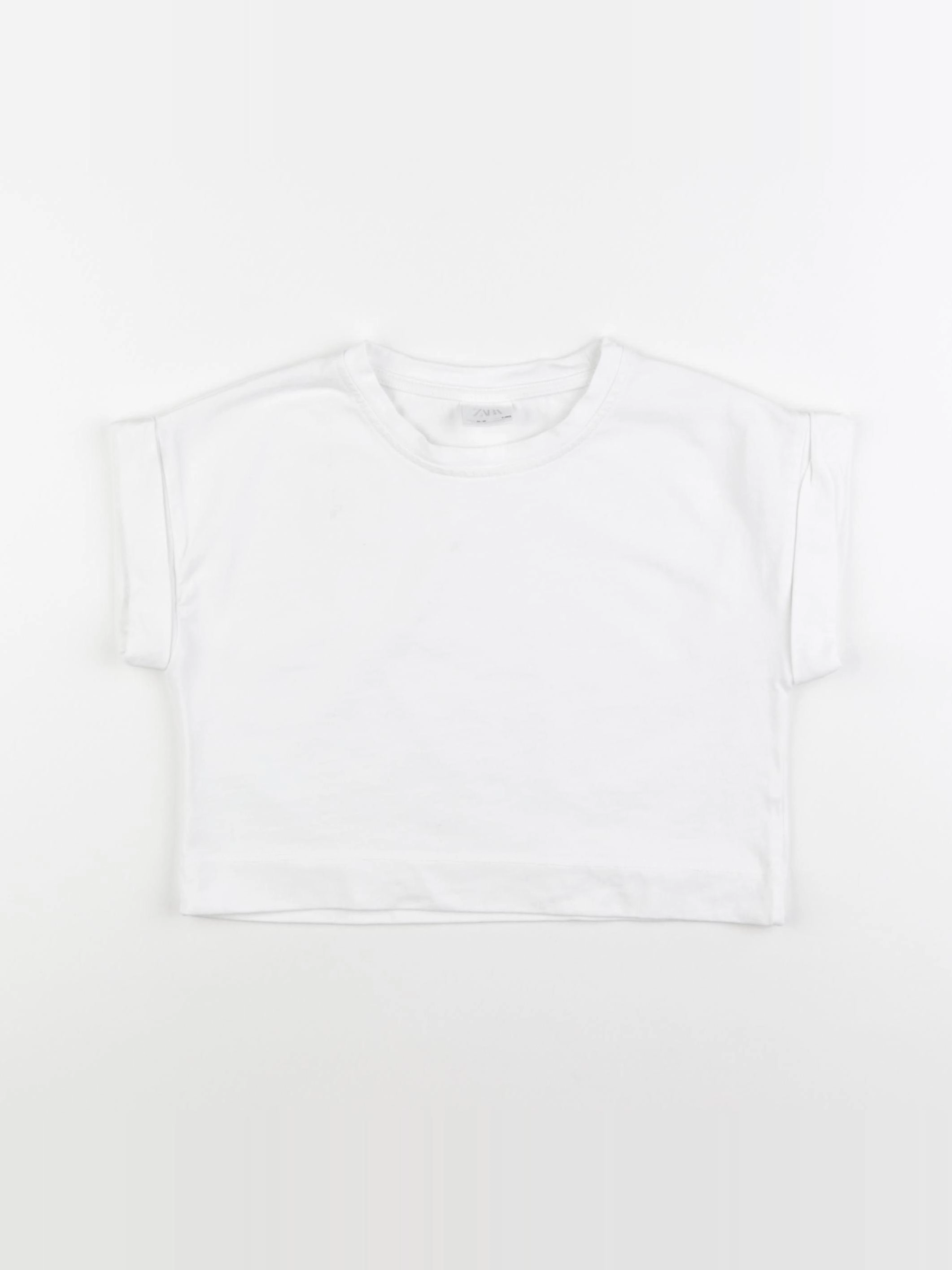 Zara - tee-shirt blanc - 8/9 ans