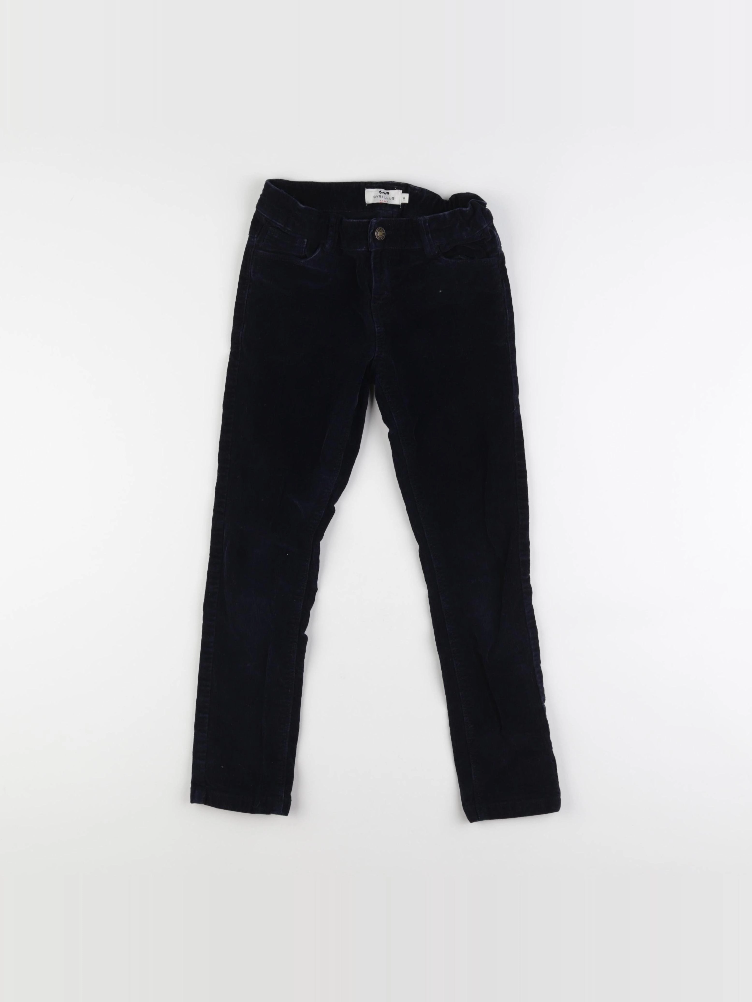 Cyrillus - pantalon bleu - 8 ans