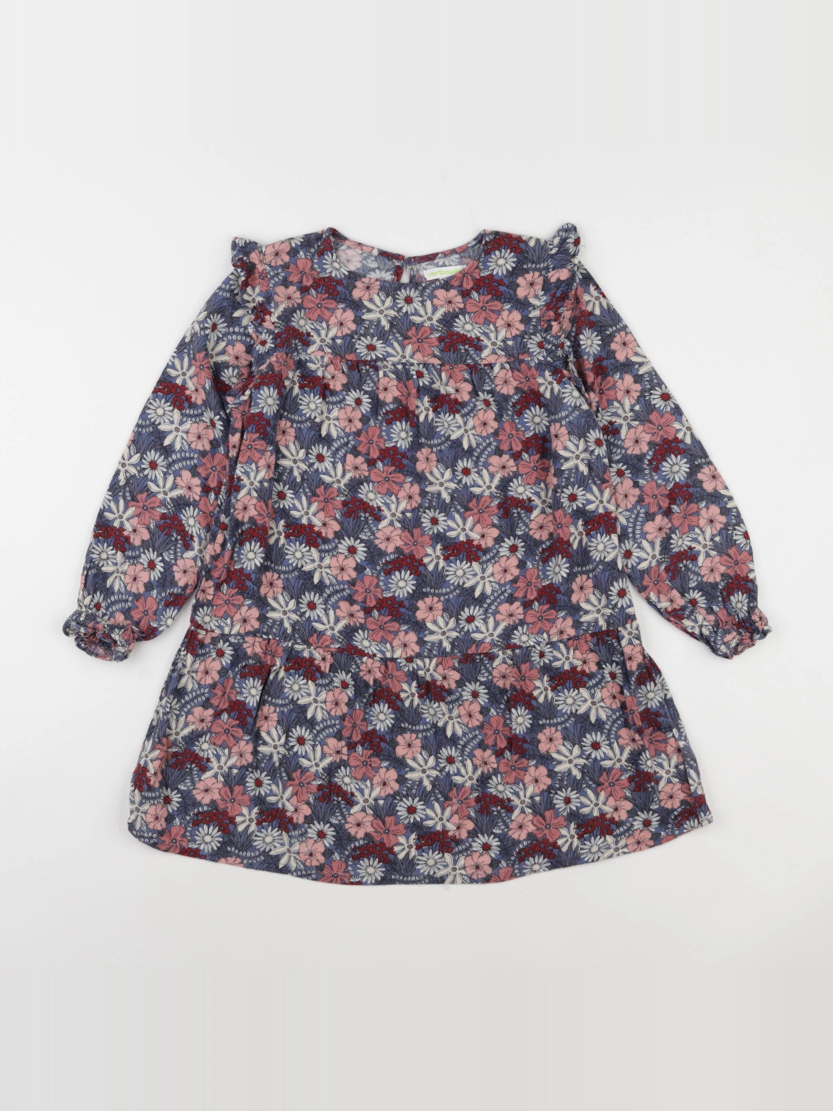 Vertbaudet - robe multicolore - 6 ans