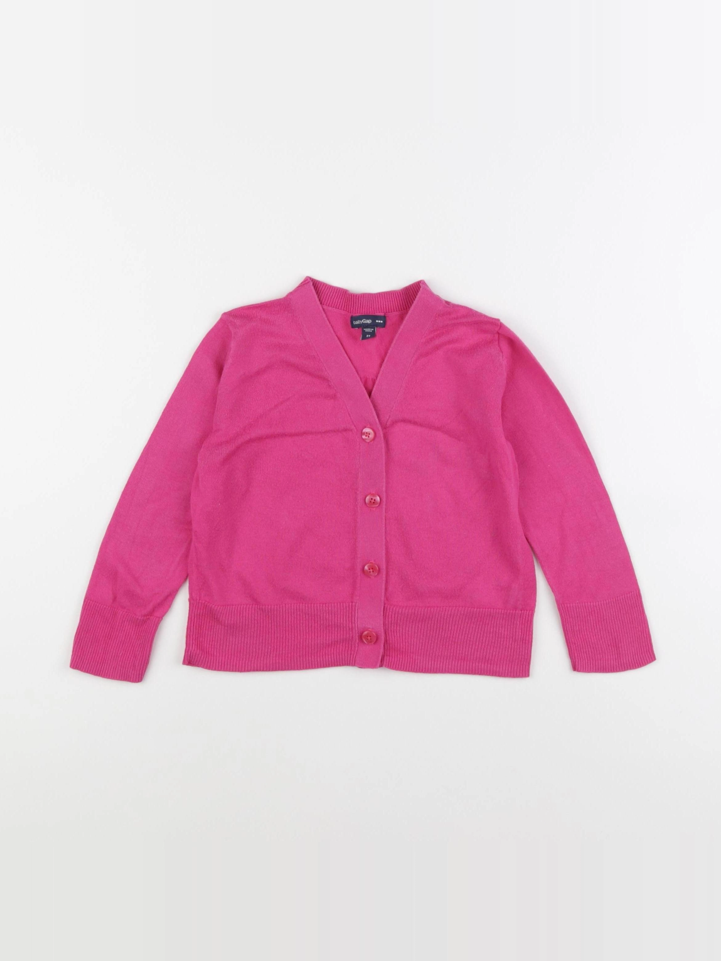 GAP - gilet rose - 2 ans