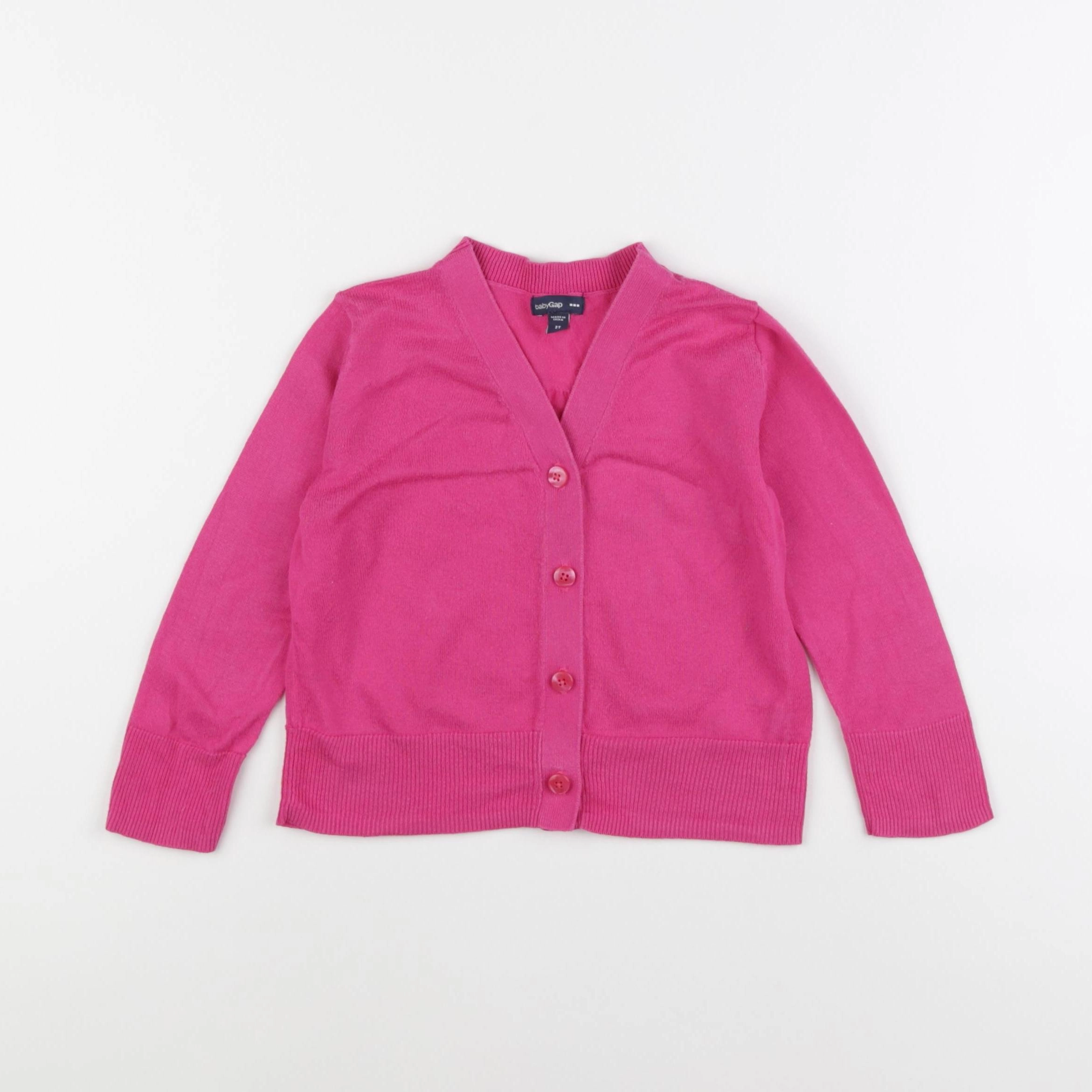 GAP - gilet rose - 2 ans