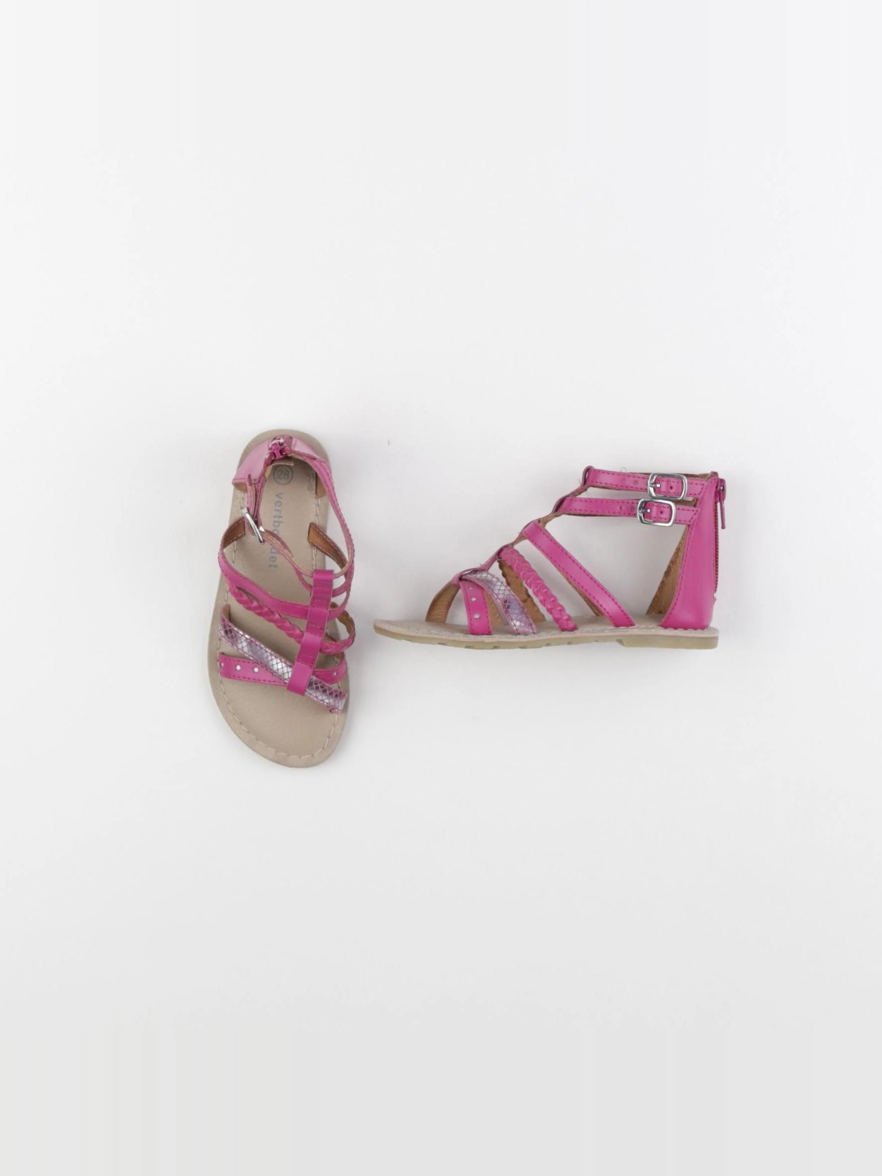 Vertbaudet - sandales violet - pointure 28