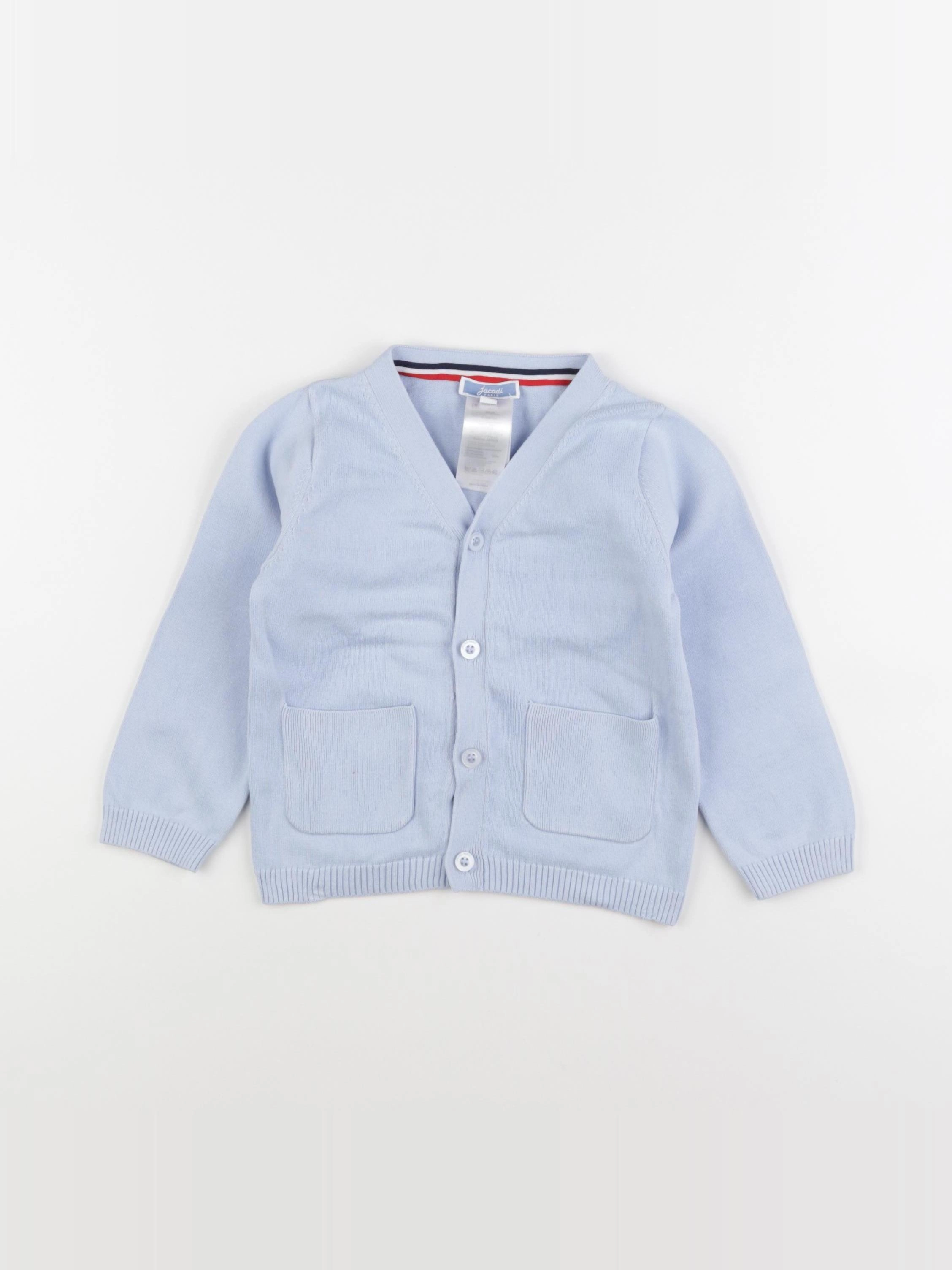 Jacadi - gilet bleu - 36 mois