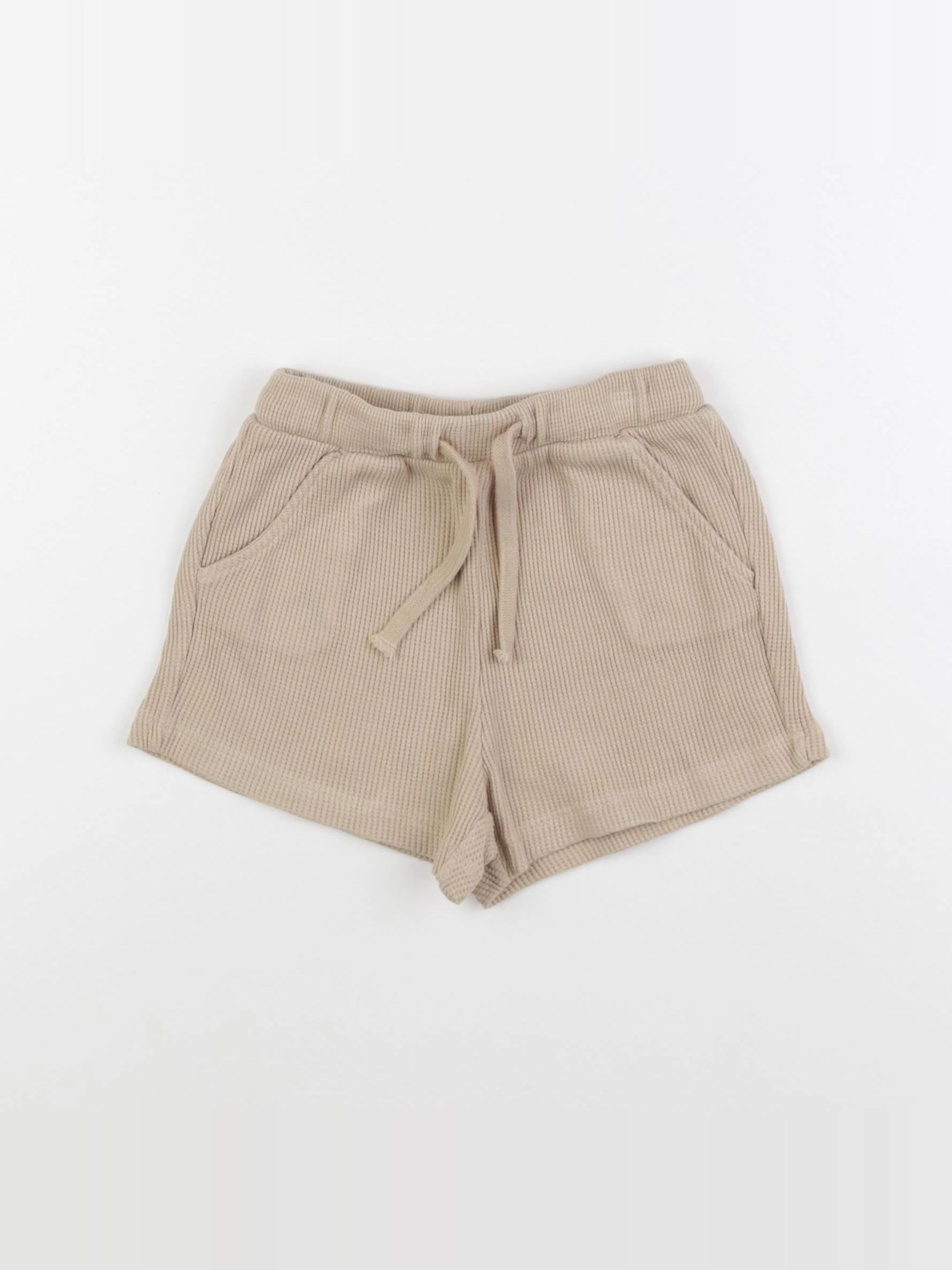 H&M - short beige - 9/12 mois