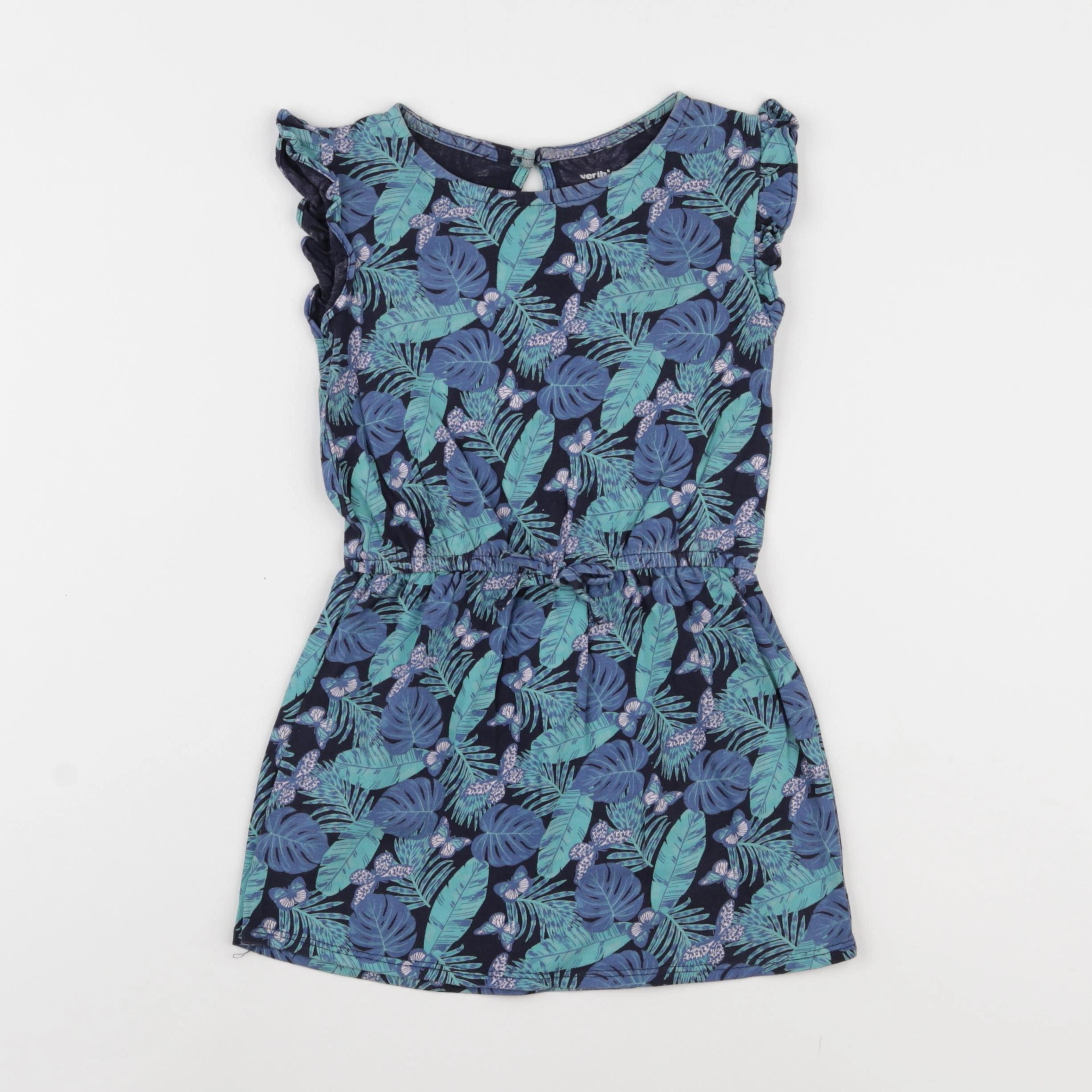 Vertbaudet - robe vert - 3 ans
