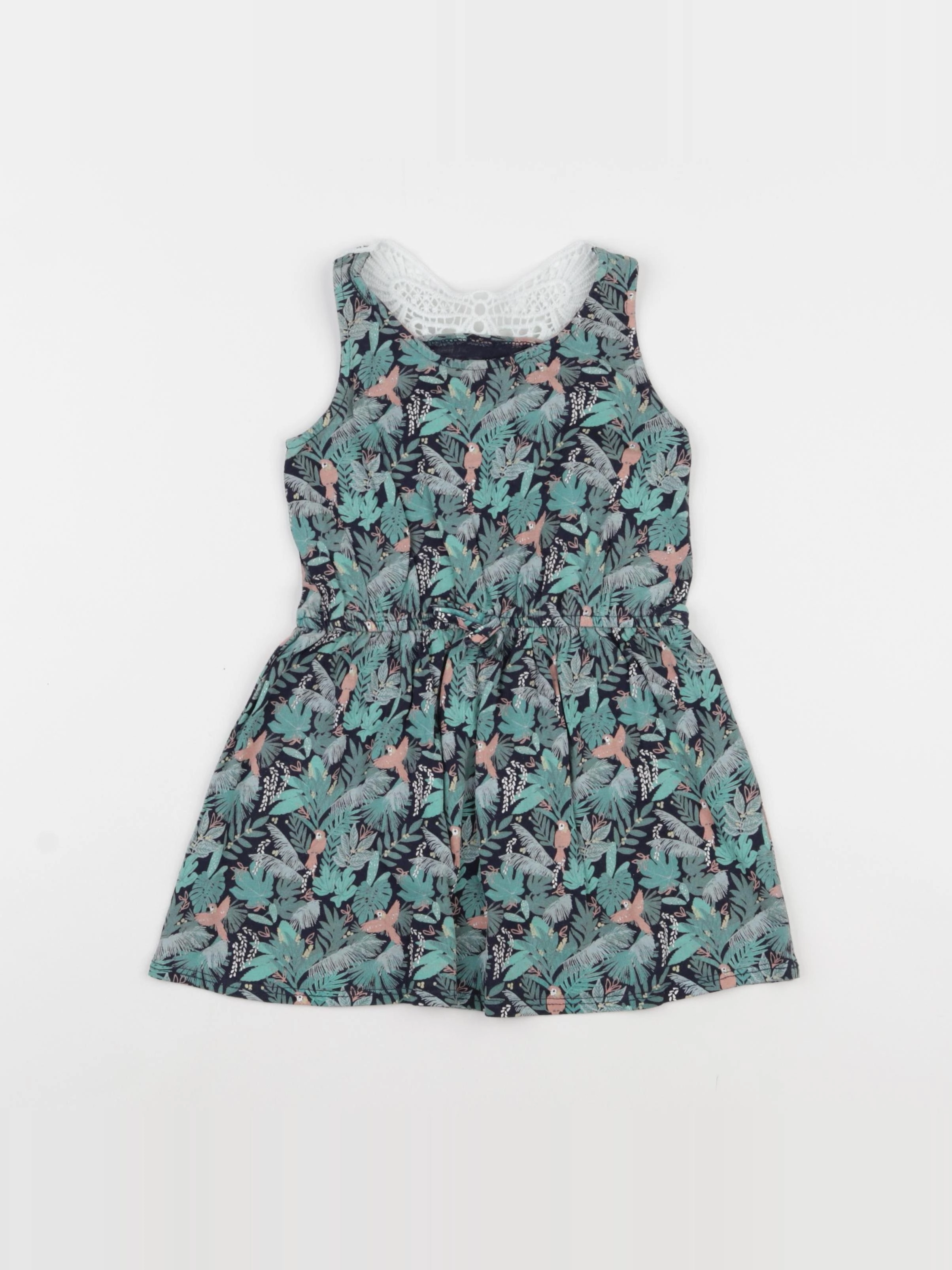 Vertbaudet - robe vert - 3 ans