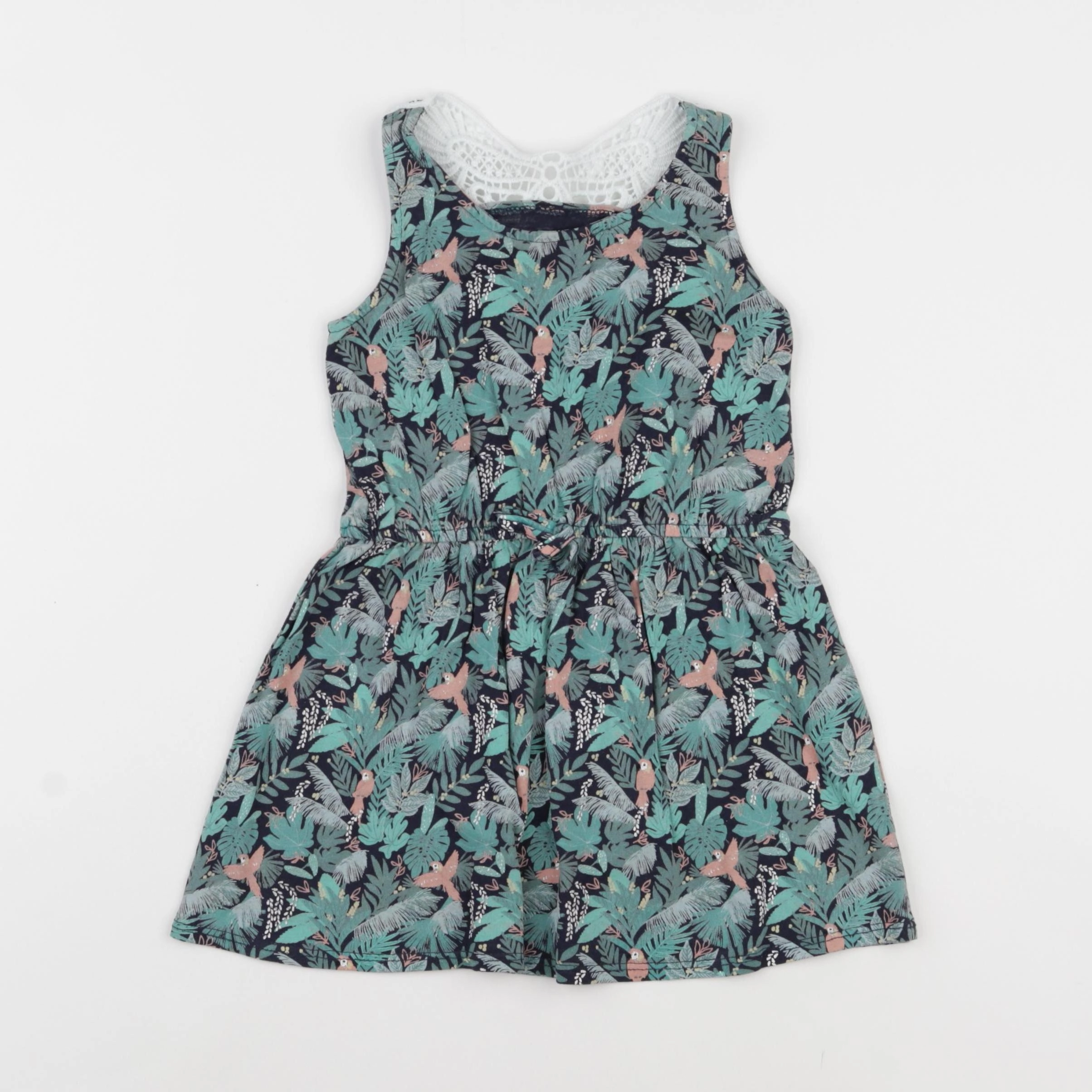 Vertbaudet - robe vert - 3 ans