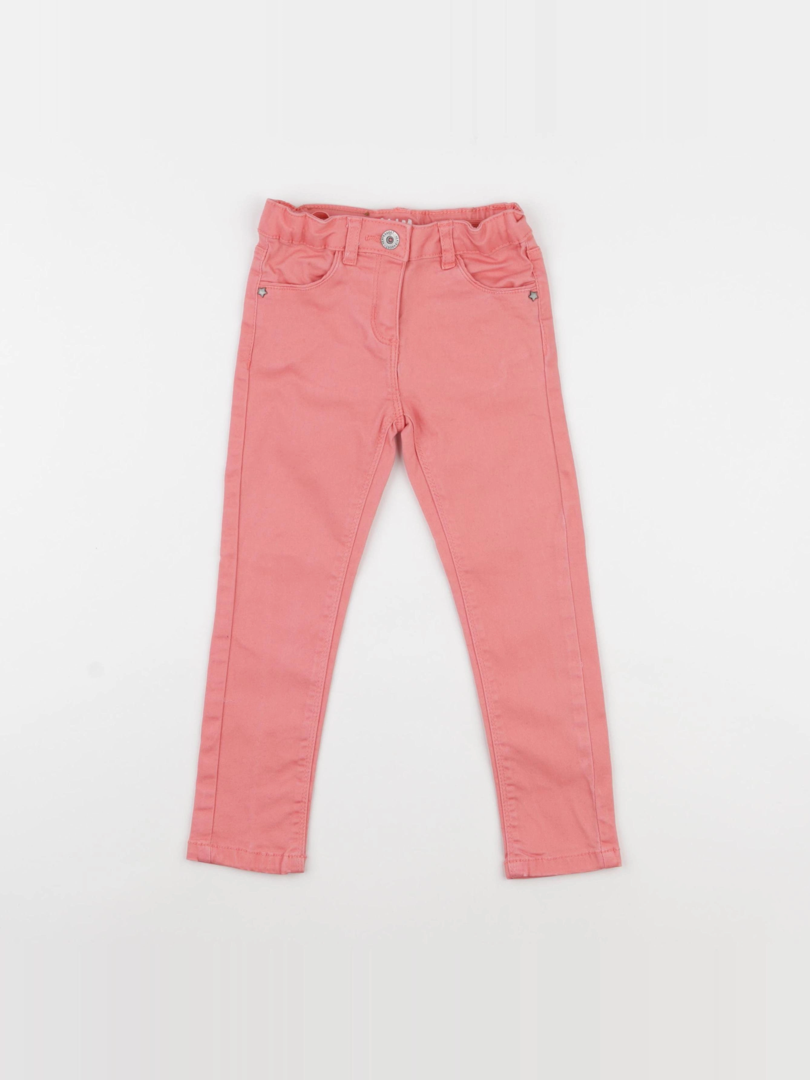 Vertbaudet - jean rose - 4 ans