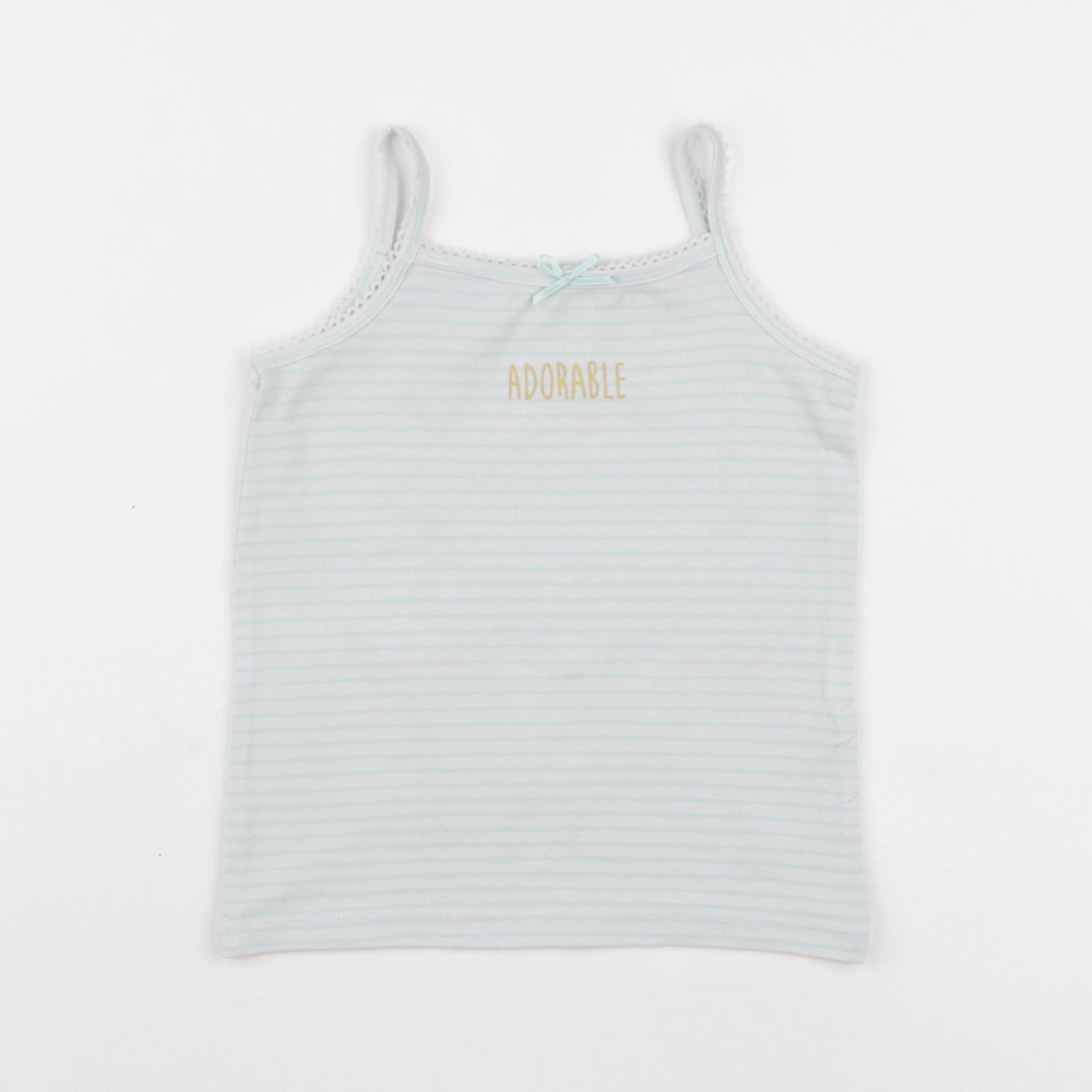 Vertbaudet - maillot de corps vert - 4 ans