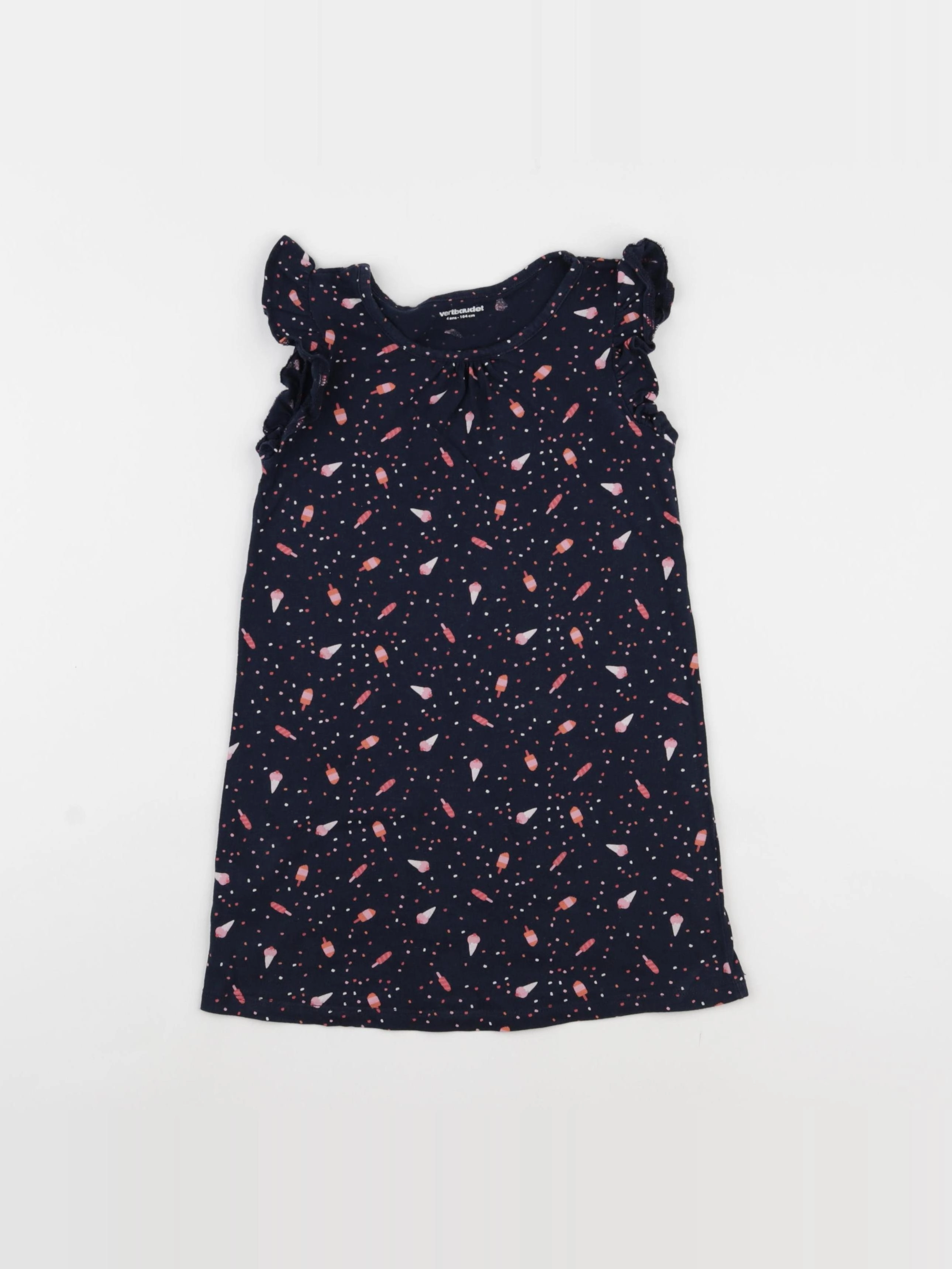 Vertbaudet - robe bleu - 4 ans