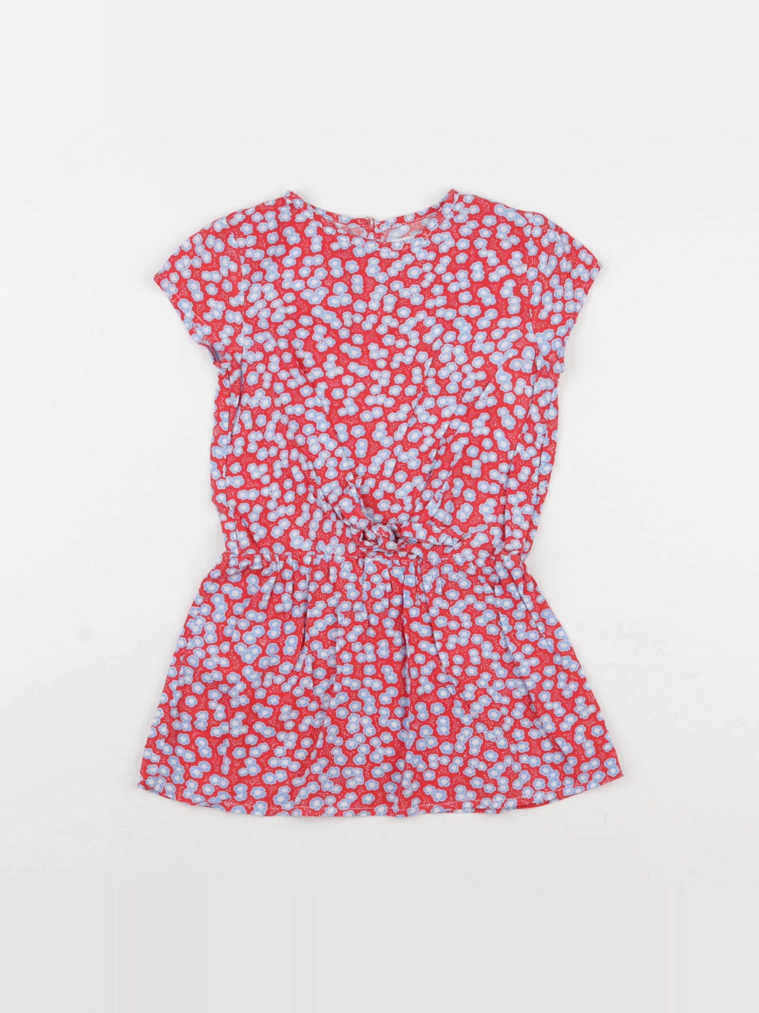 Vertbaudet - robe rouge - 4 ans
